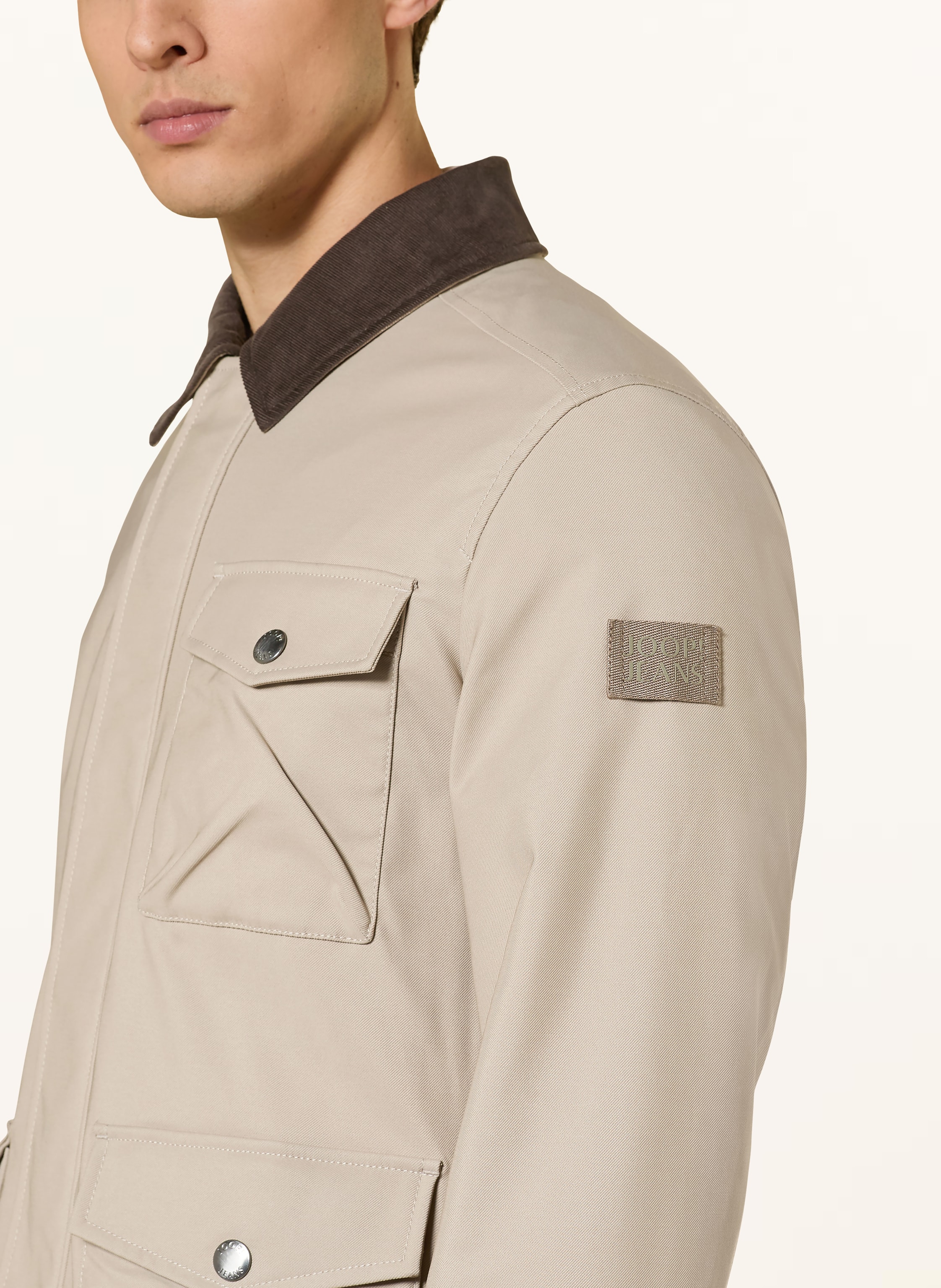 Thumbnail - Joop! Jeans Fieldjacket Skyler beige