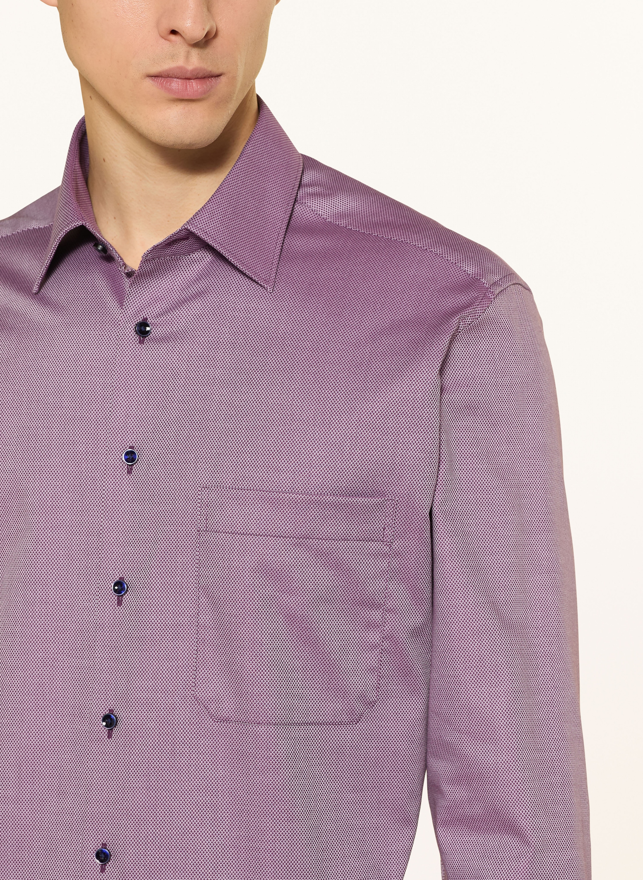 Thumbnail - Eterna Hemd Comfort Fit lila