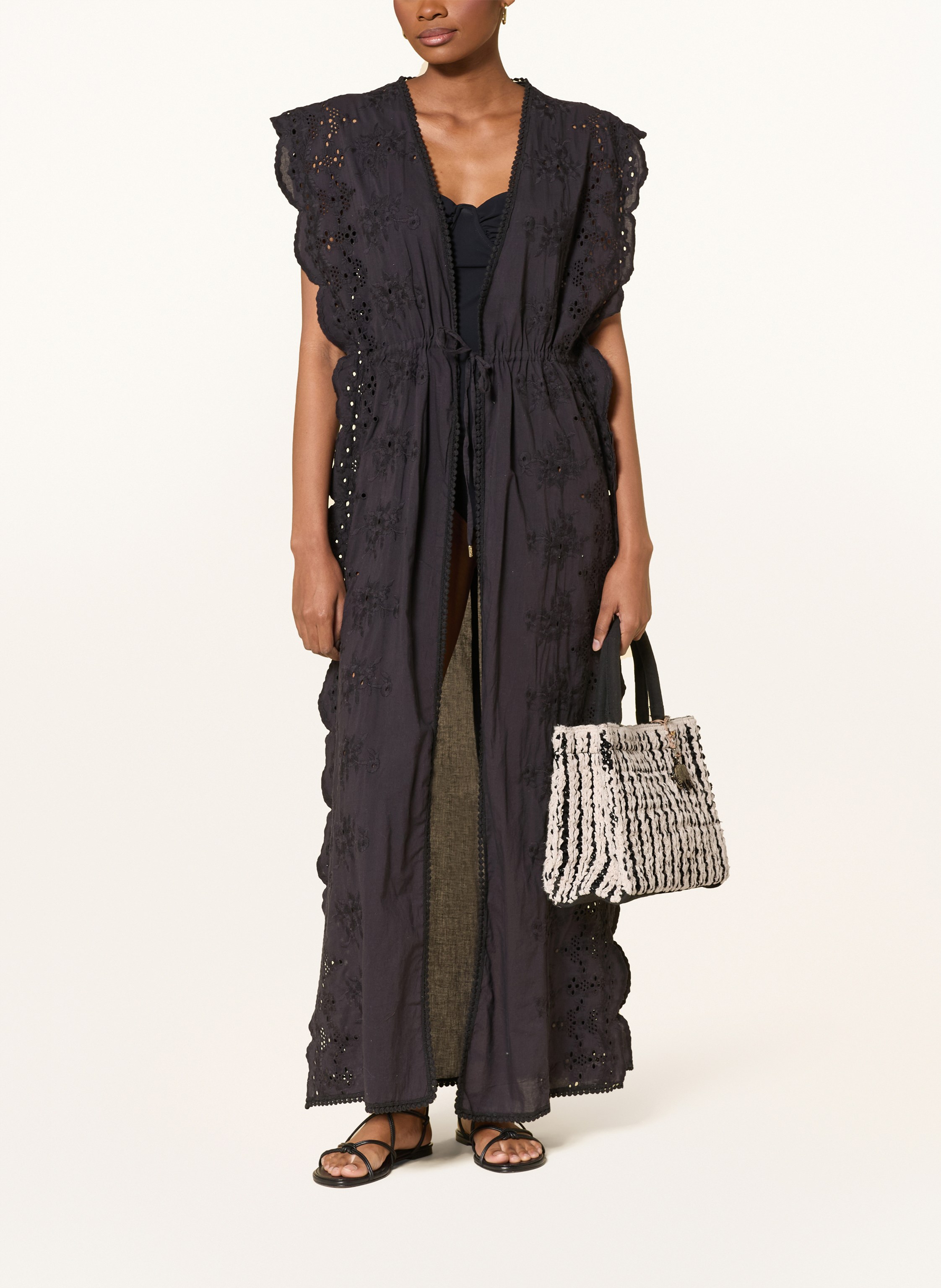 Thumbnail - Anokhi Handtasche Book Medium schwarz