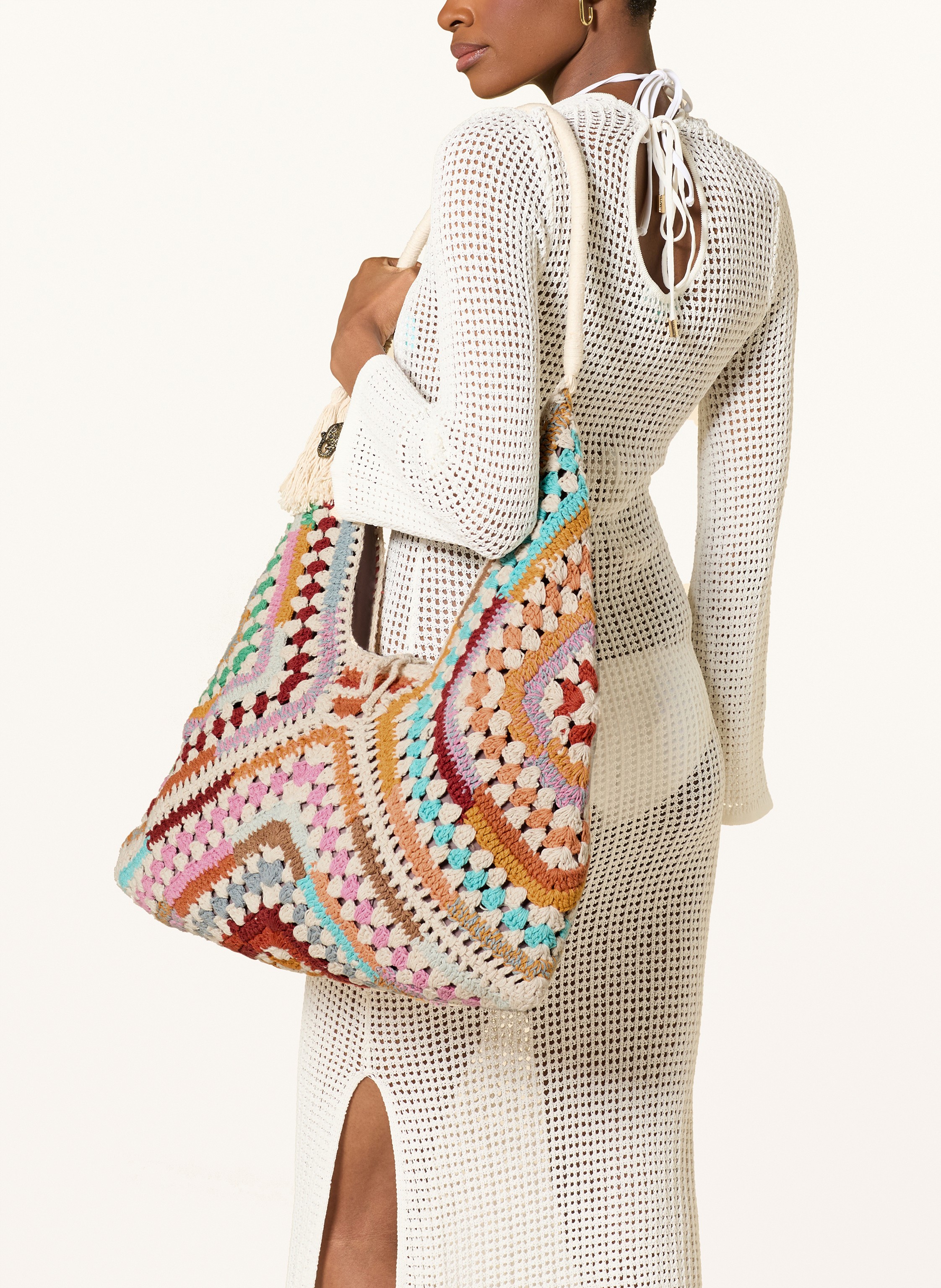 Thumbnail - Anokhi Beuteltasche pink