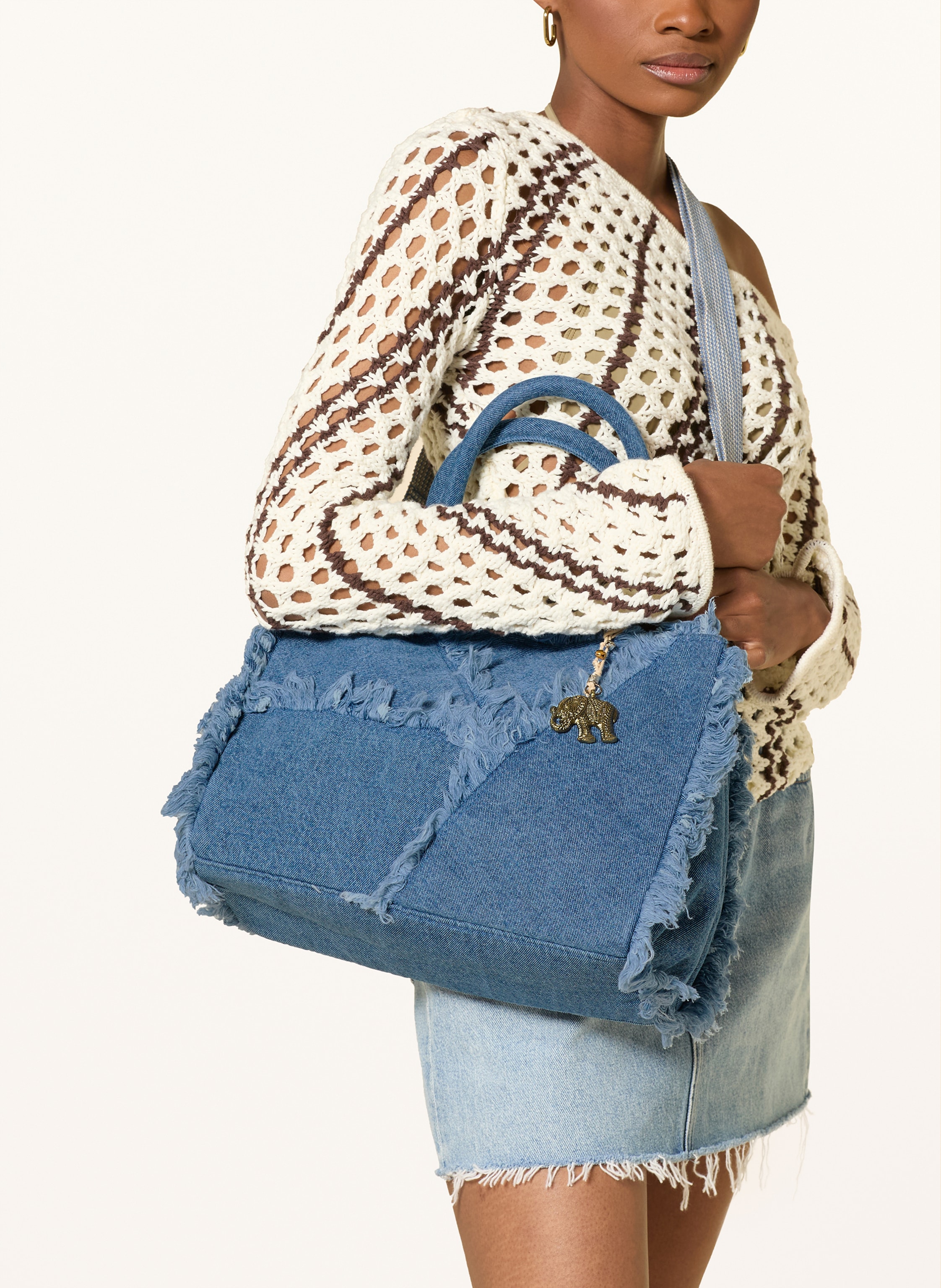 Thumbnail - Anokhi Handtasche blau