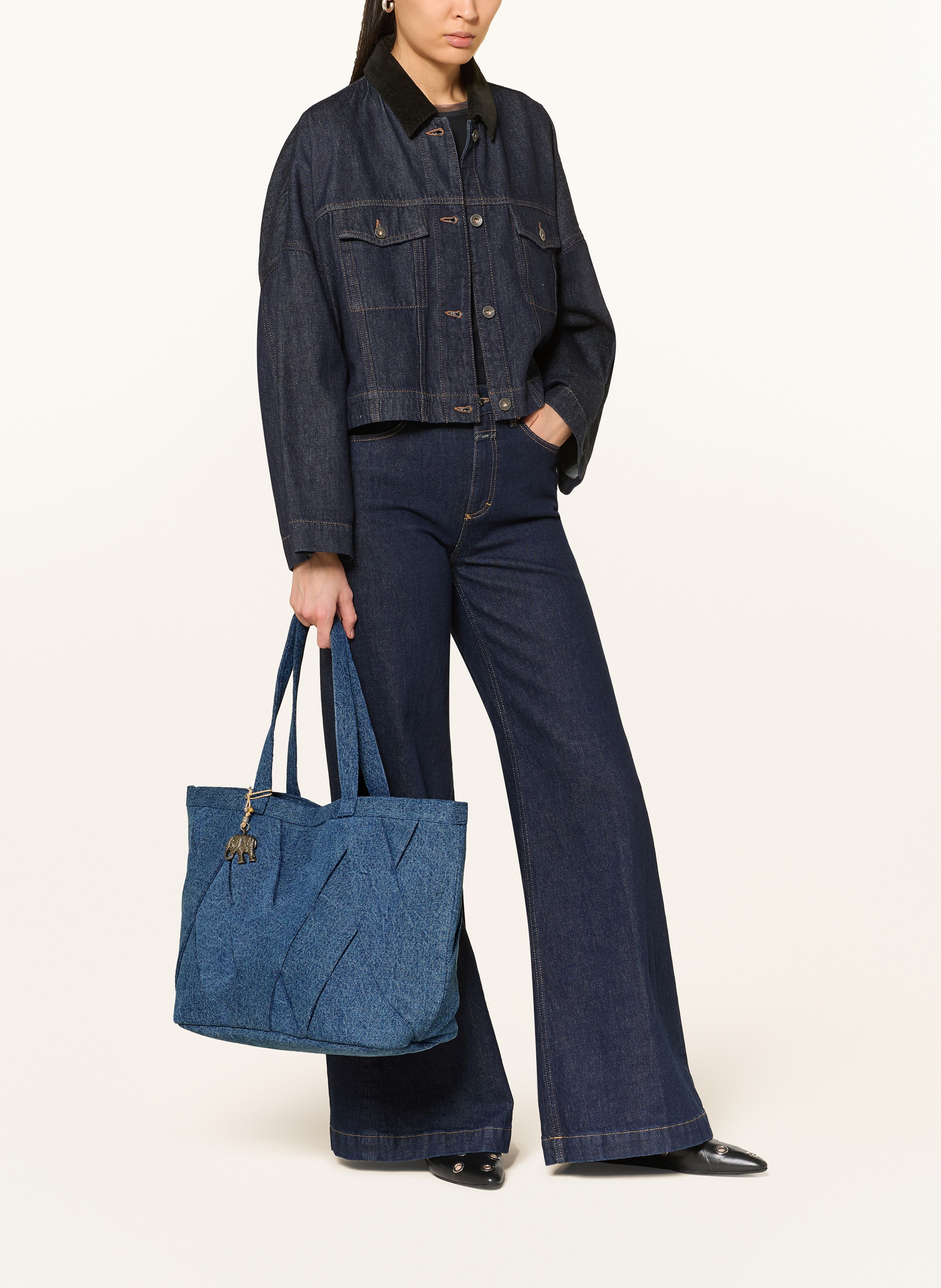 Thumbnail - Anokhi Shopper Large blau