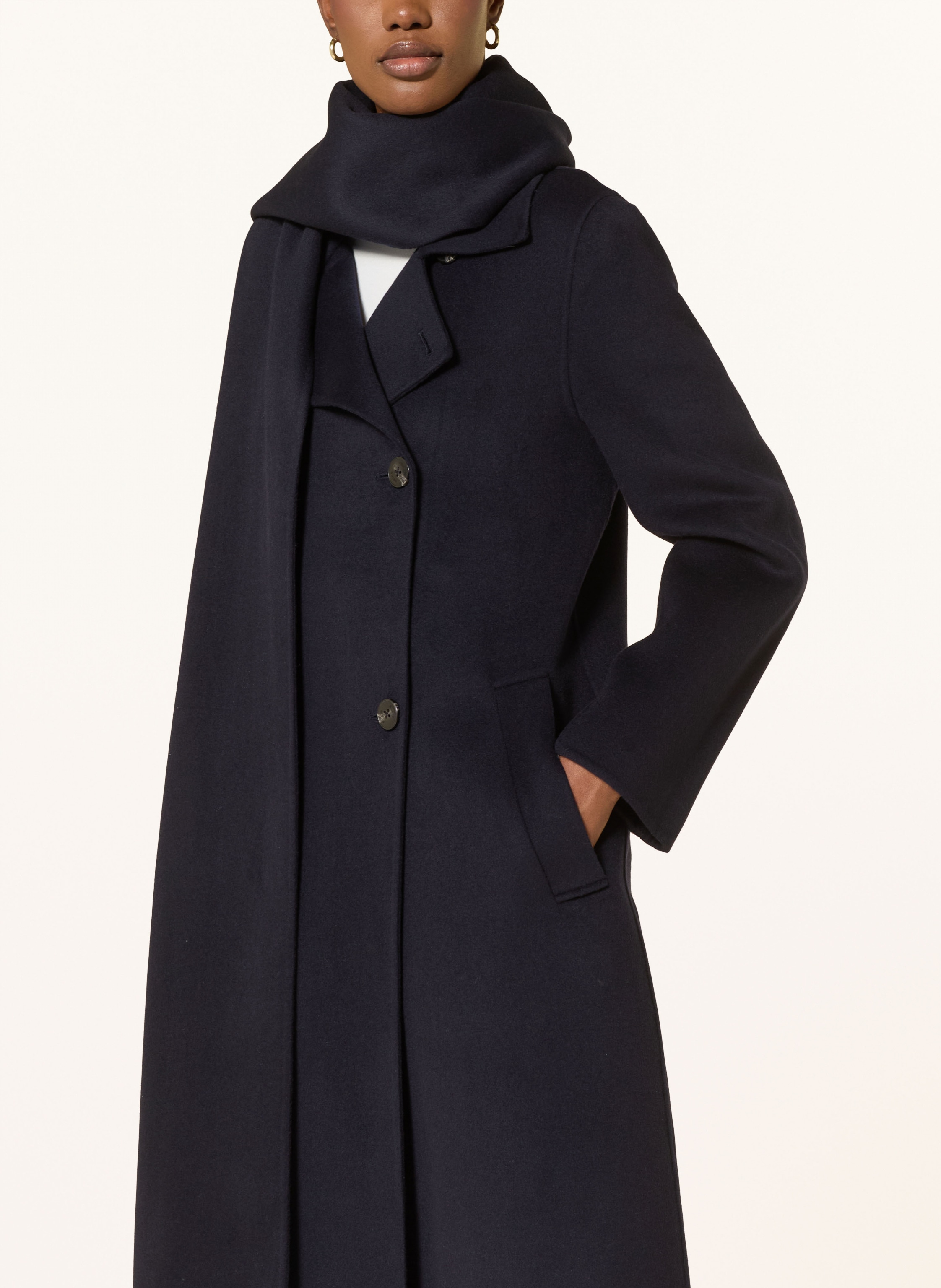 Thumbnail - Reiss Blazermantel Indira Mit Fixiertem Schal blau