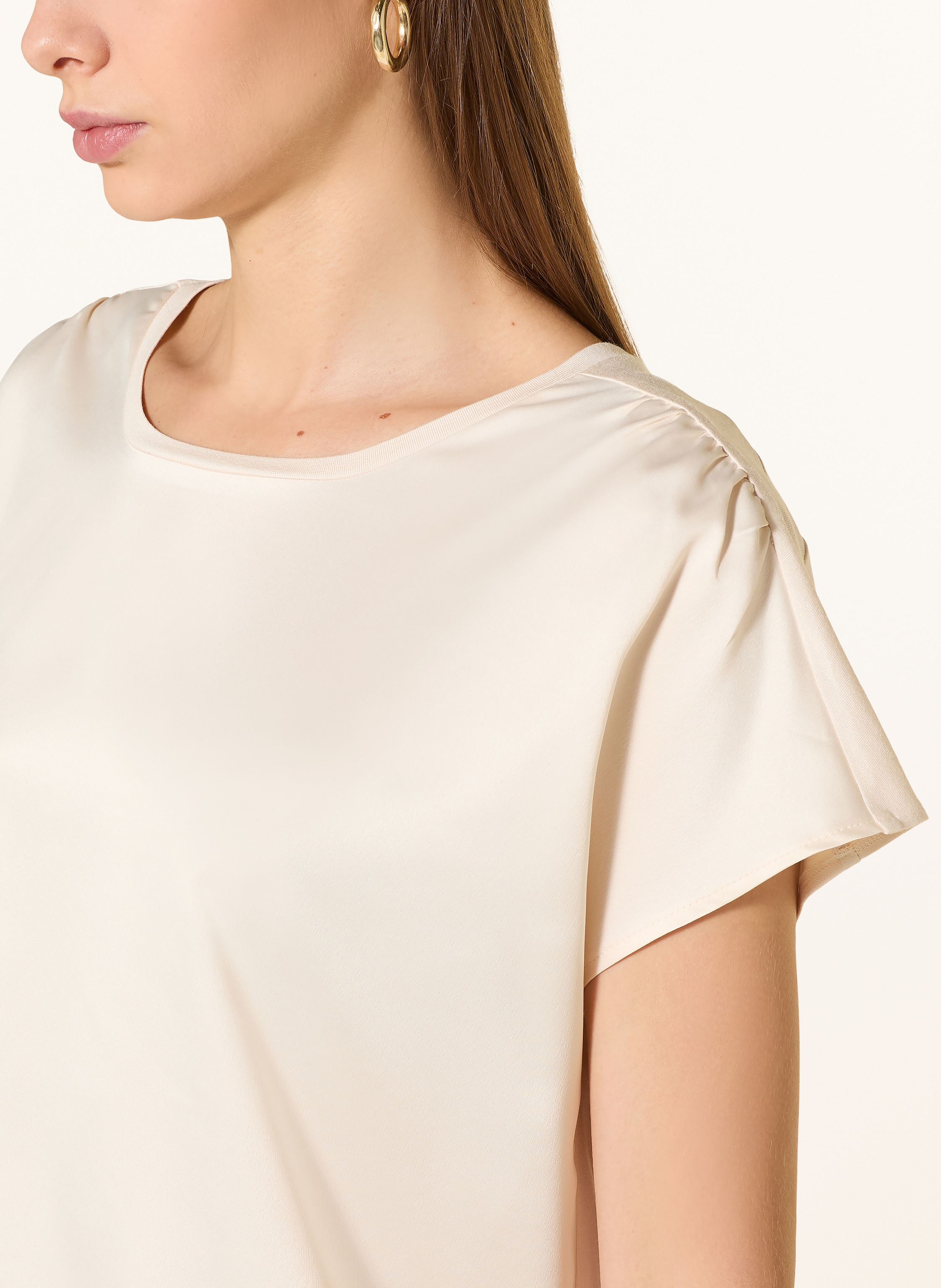 Thumbnail - Joop! Blusenshirt Tancy Im Materialmix beige