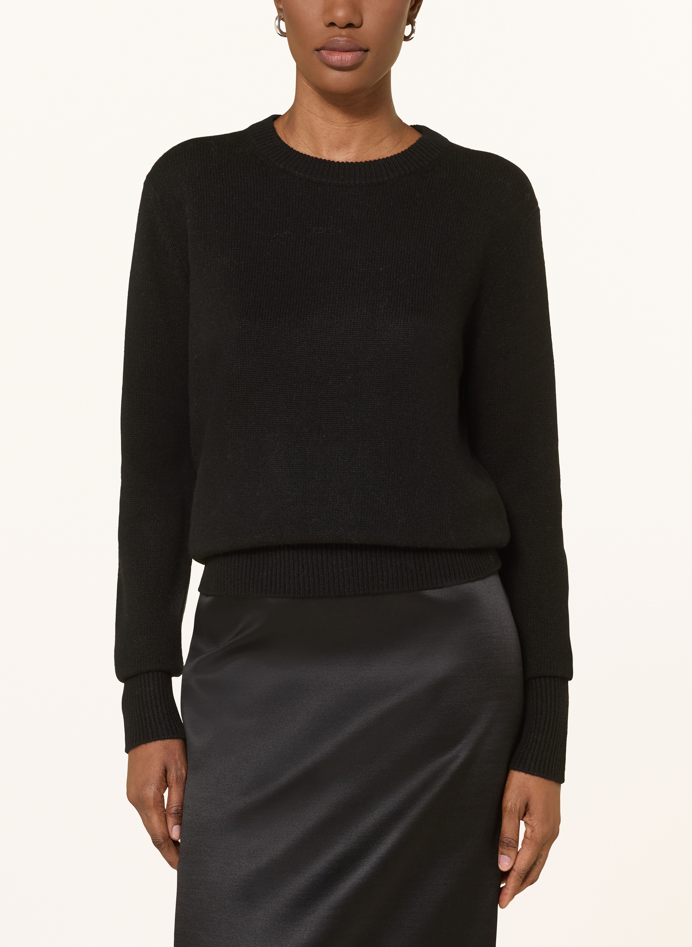 Thumbnail - Soft Goat Cashmere-Pullover schwarz