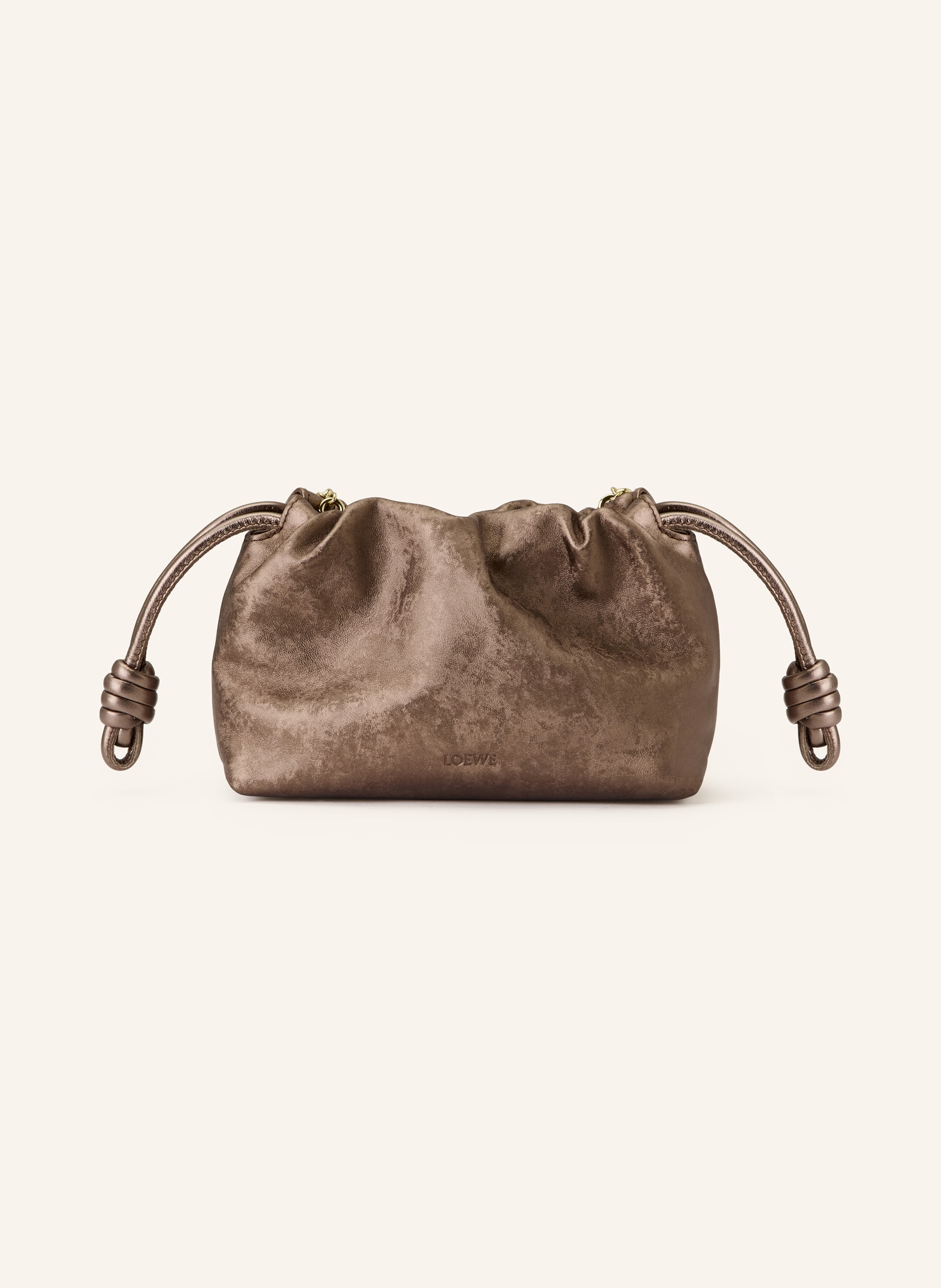 Loewe Loewe Clutch Flamenco Mini braun in BRAUN