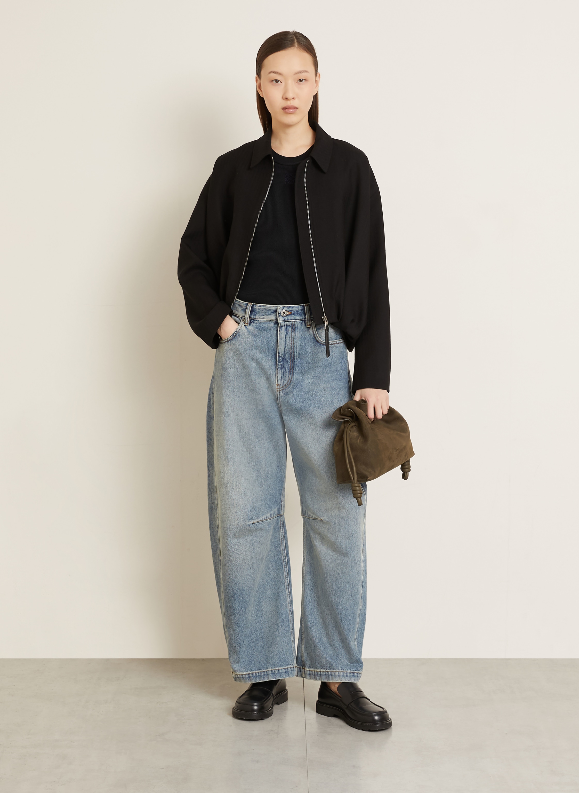 Thumbnail - Loewe Clutch Flamenco Medium braun