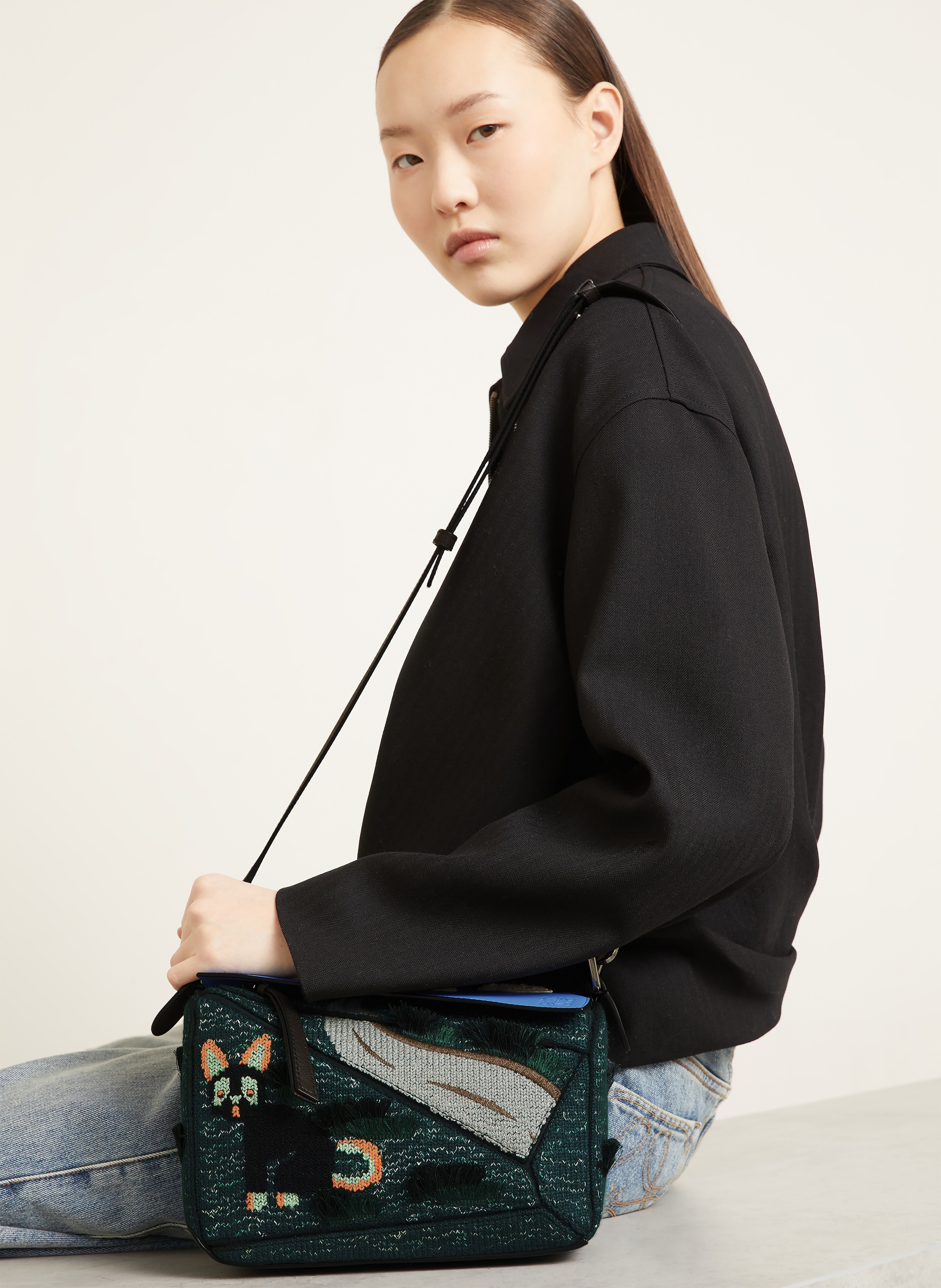 Thumbnail - Loewe Handtasche Puzzle gruen