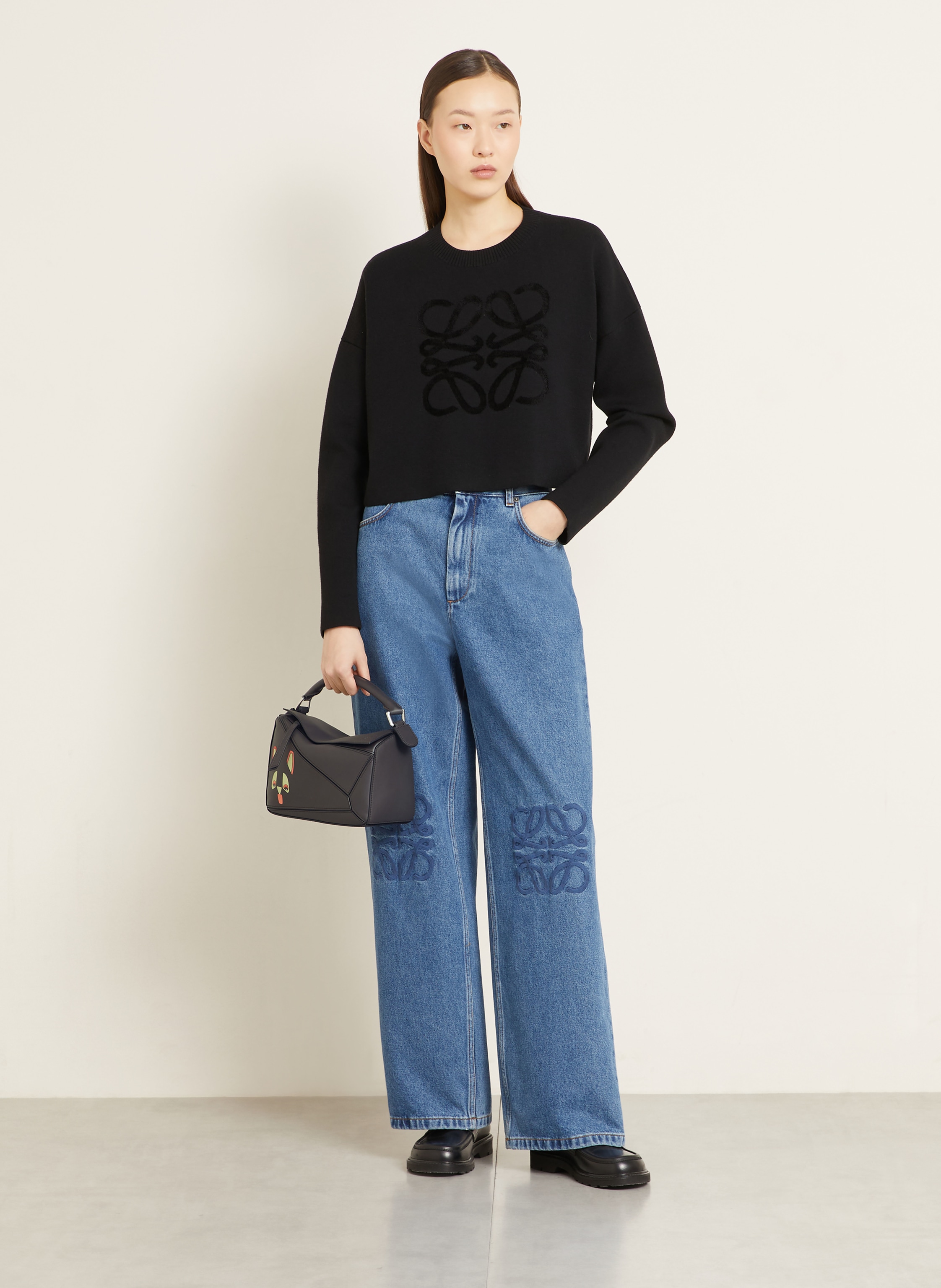 Thumbnail - Loewe Handtasche Puzzle grau