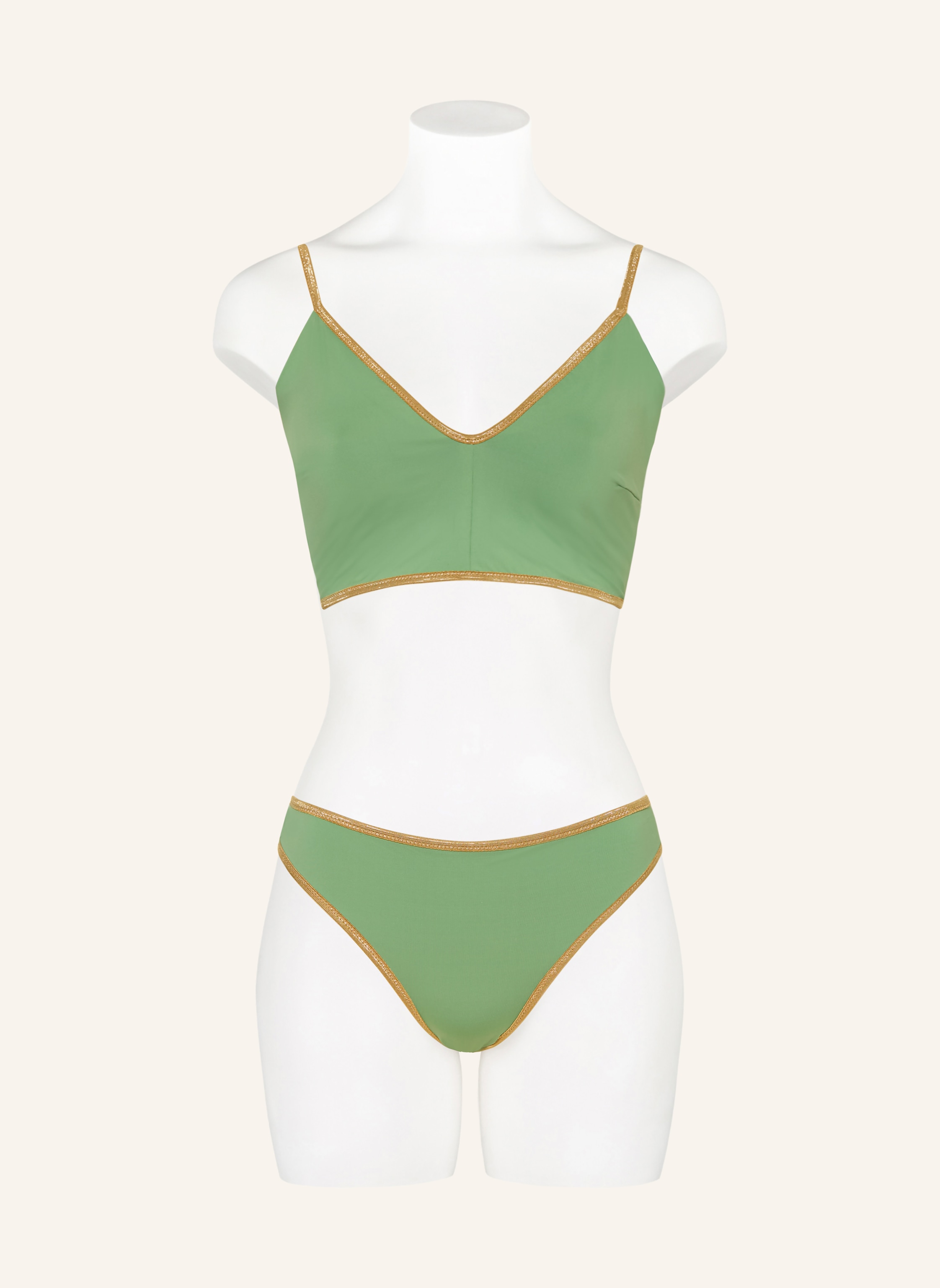 Thumbnail - Mymarini Basic-Bikini-Hose Shine Zum Wenden Mit Uv-Schutz 50+ gruen