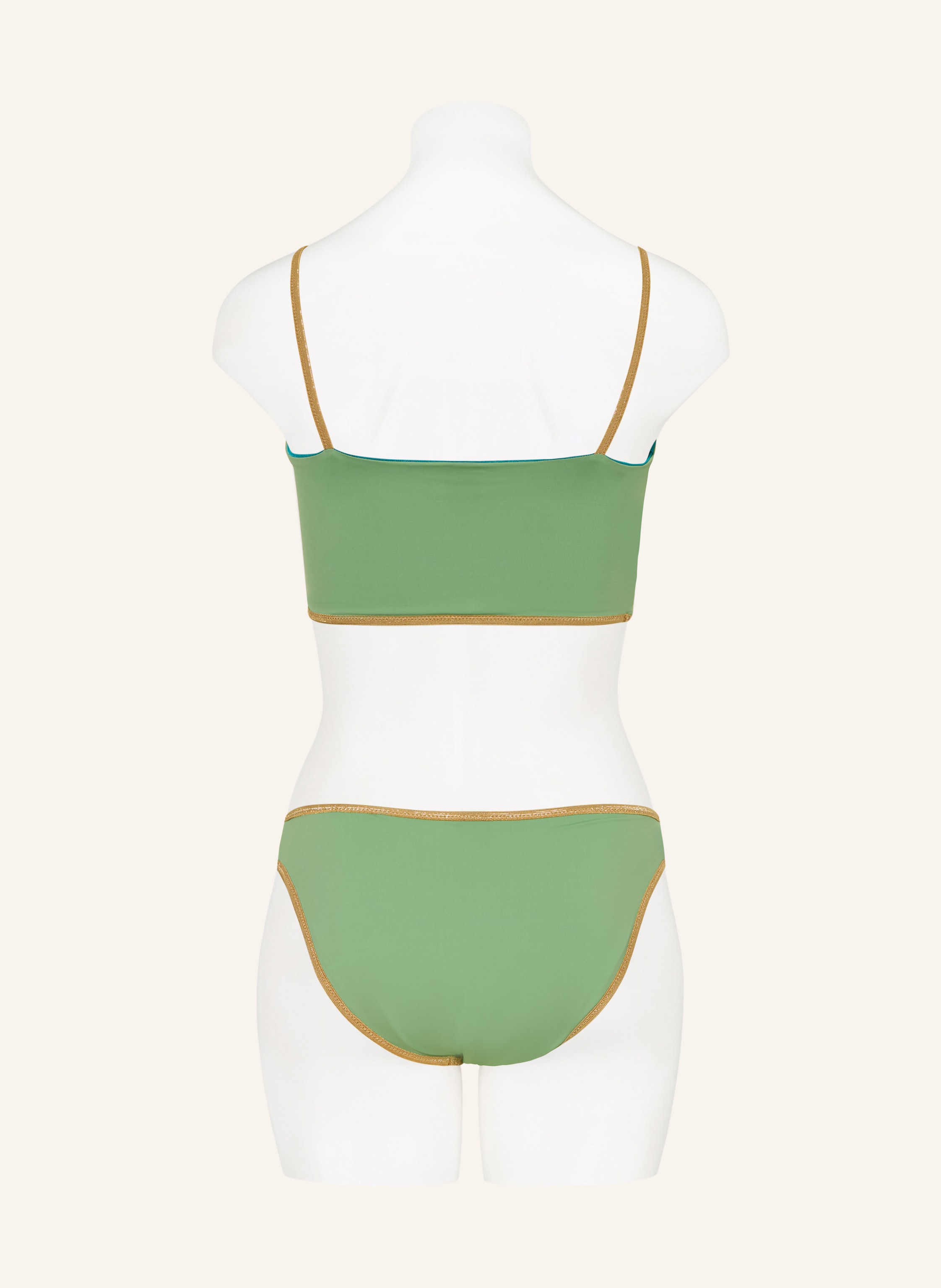 Thumbnail - Mymarini Basic-Bikini-Hose Shine Zum Wenden Mit Uv-Schutz 50+ gruen