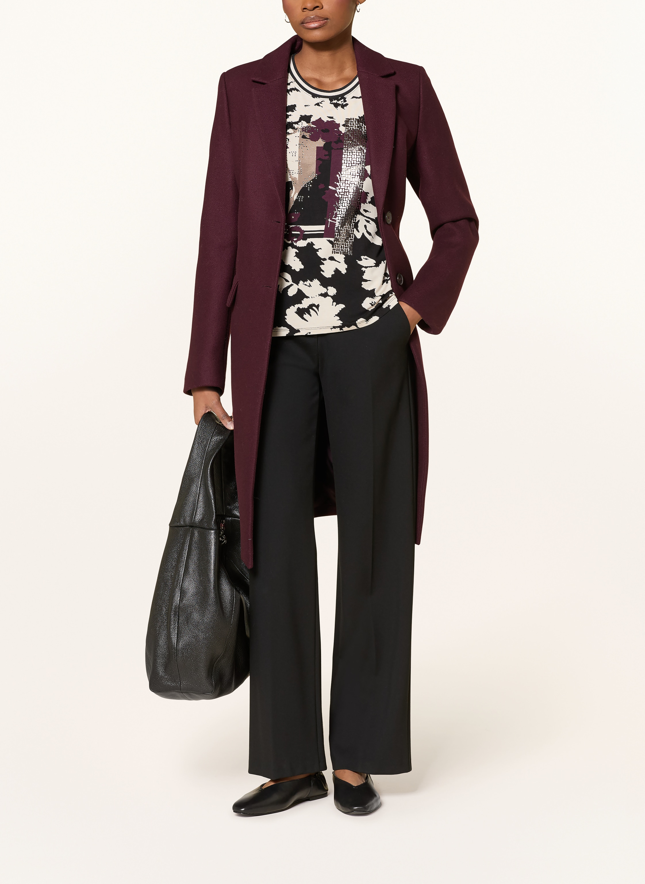 Thumbnail - Betty Barclay Shirt Mit 3/4-Arm Und Schmucksteinen schwarz