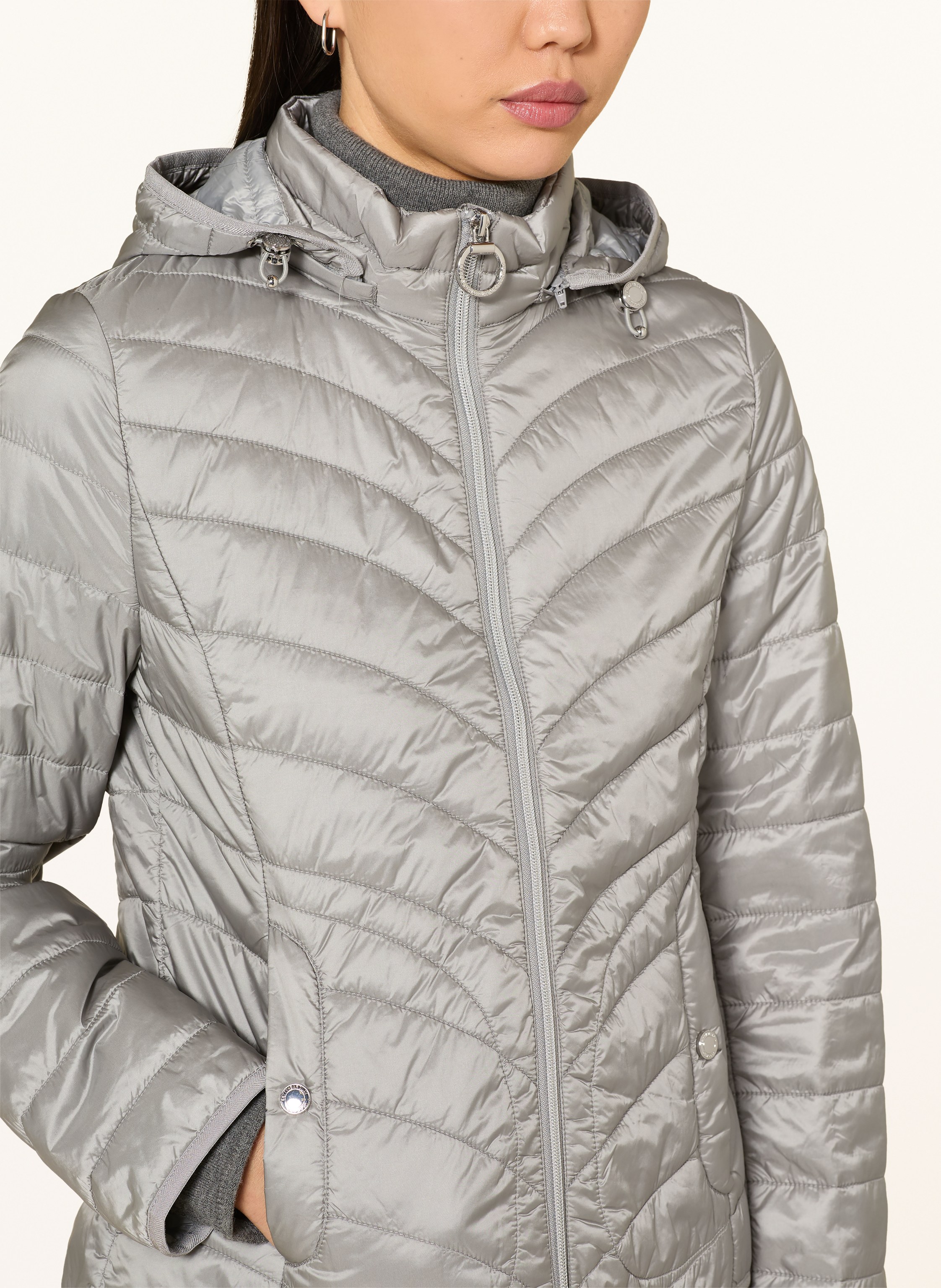 Thumbnail - Betty Barclay Steppjacke grau
