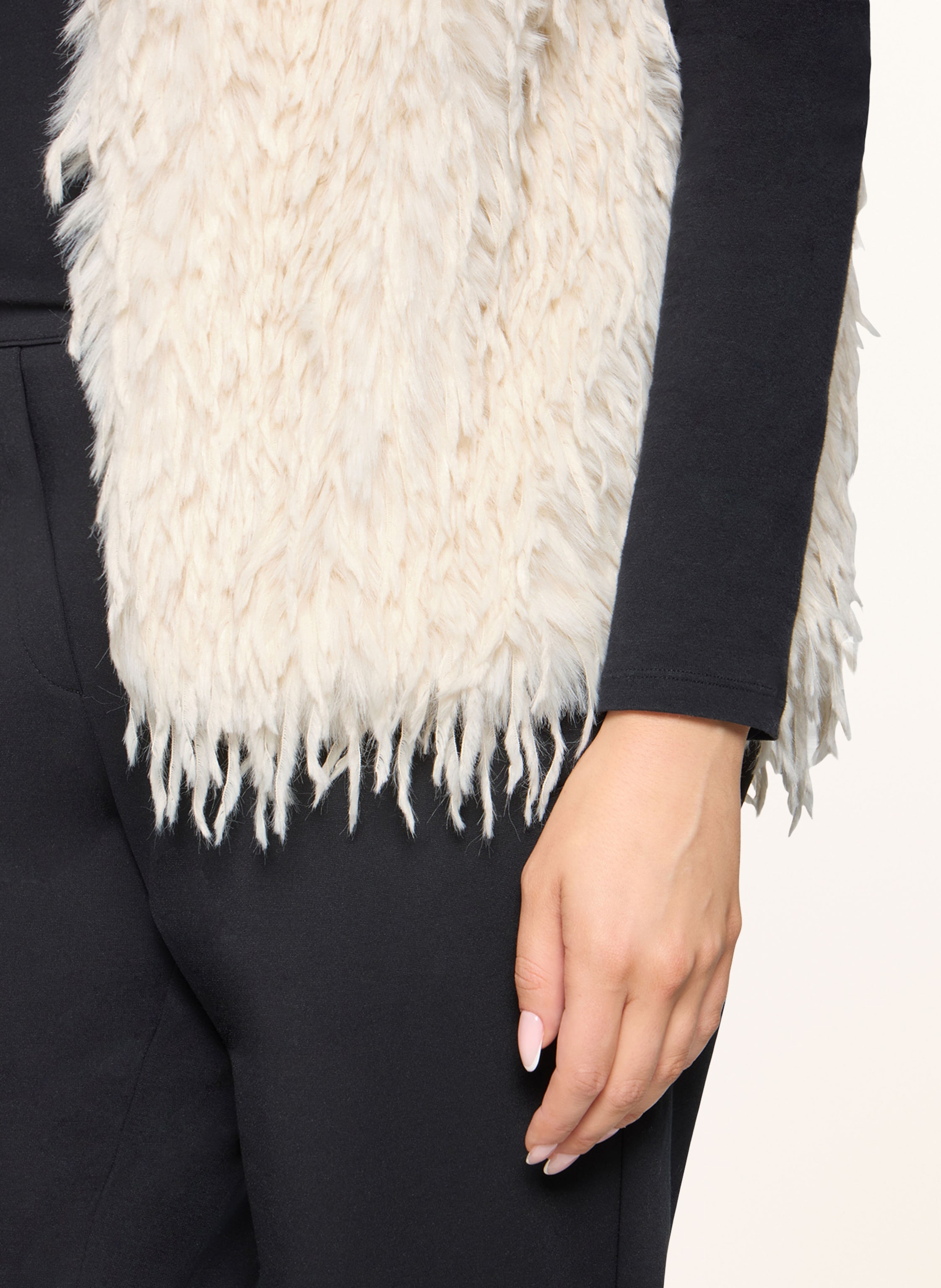 Thumbnail - Betty&Co Kunstfell-Weste weiss