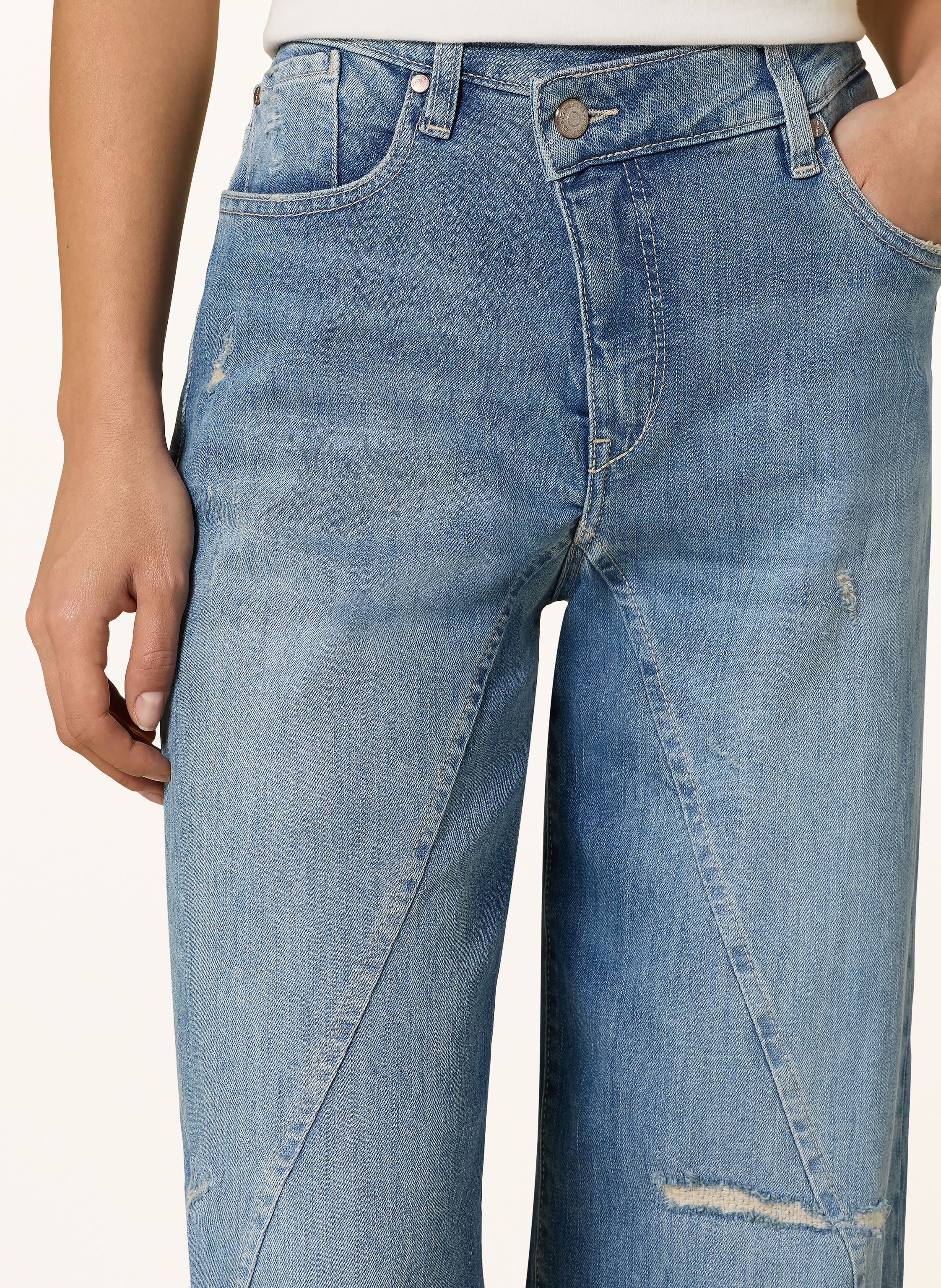 Thumbnail - Gang Wide Leg Jeans 94carolina blau