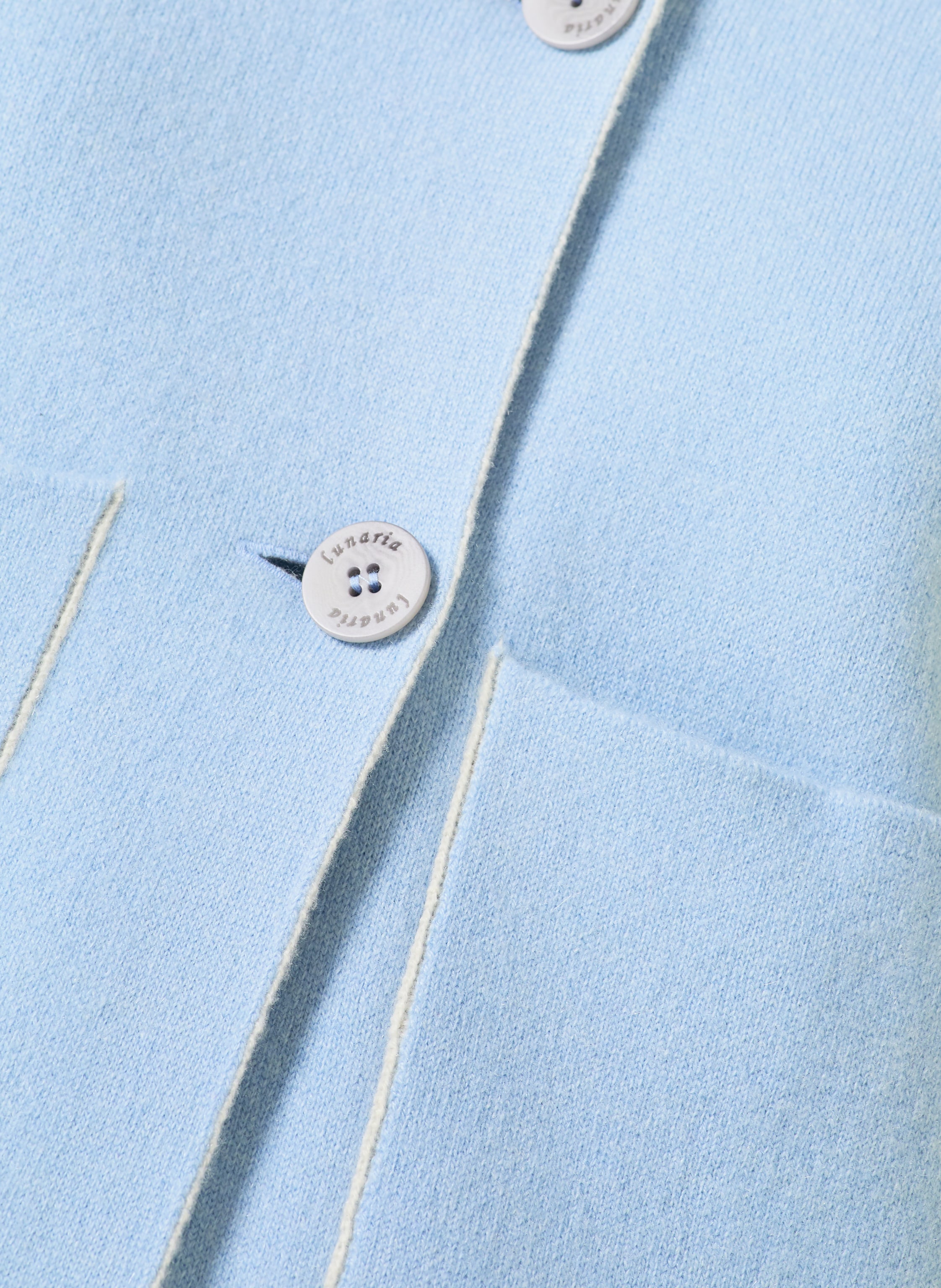 Thumbnail - Lunaria Cashmere Cashmere-Jacke blau