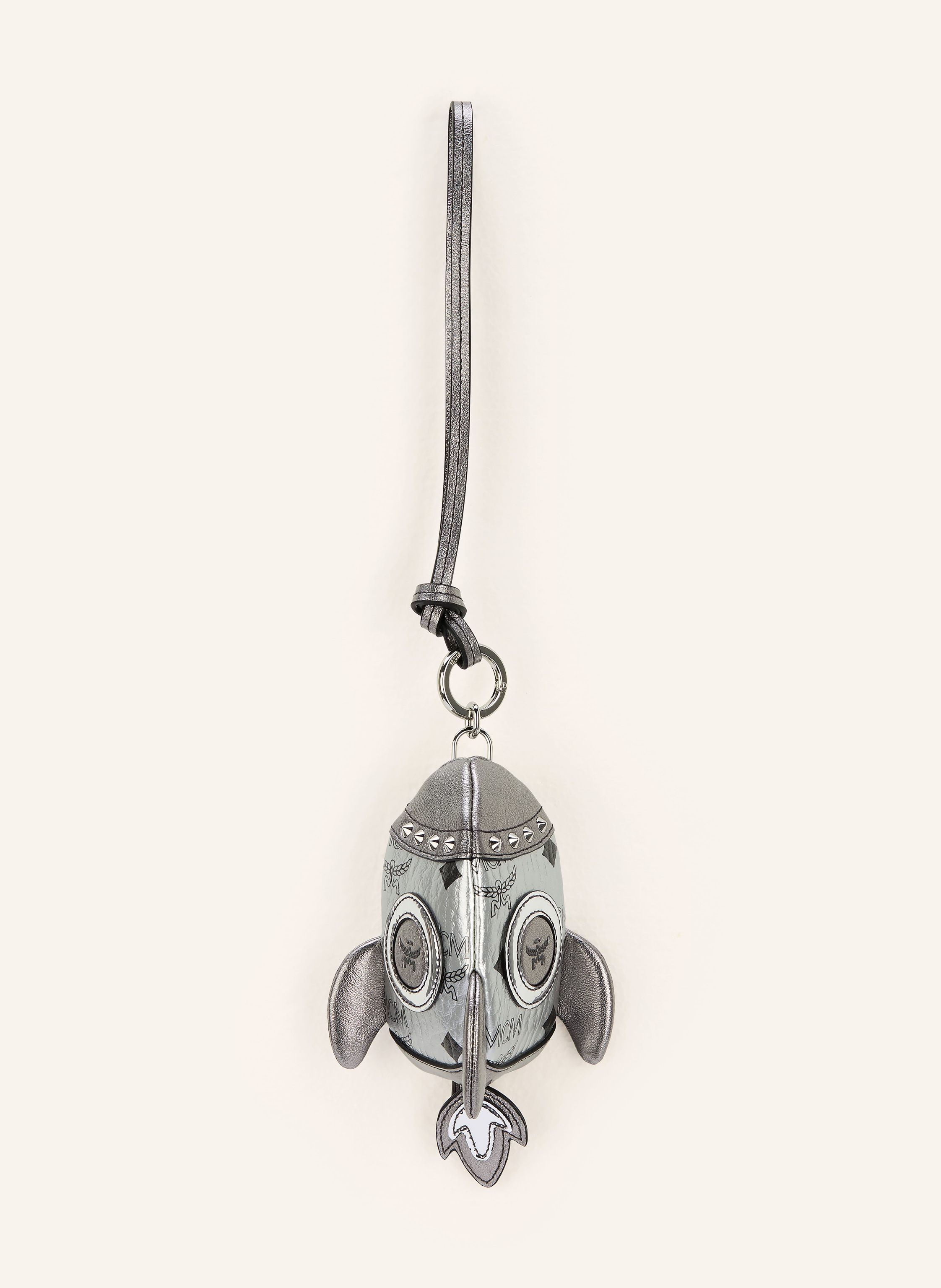 Mcm Taschenanhänger Aren Rocket silber