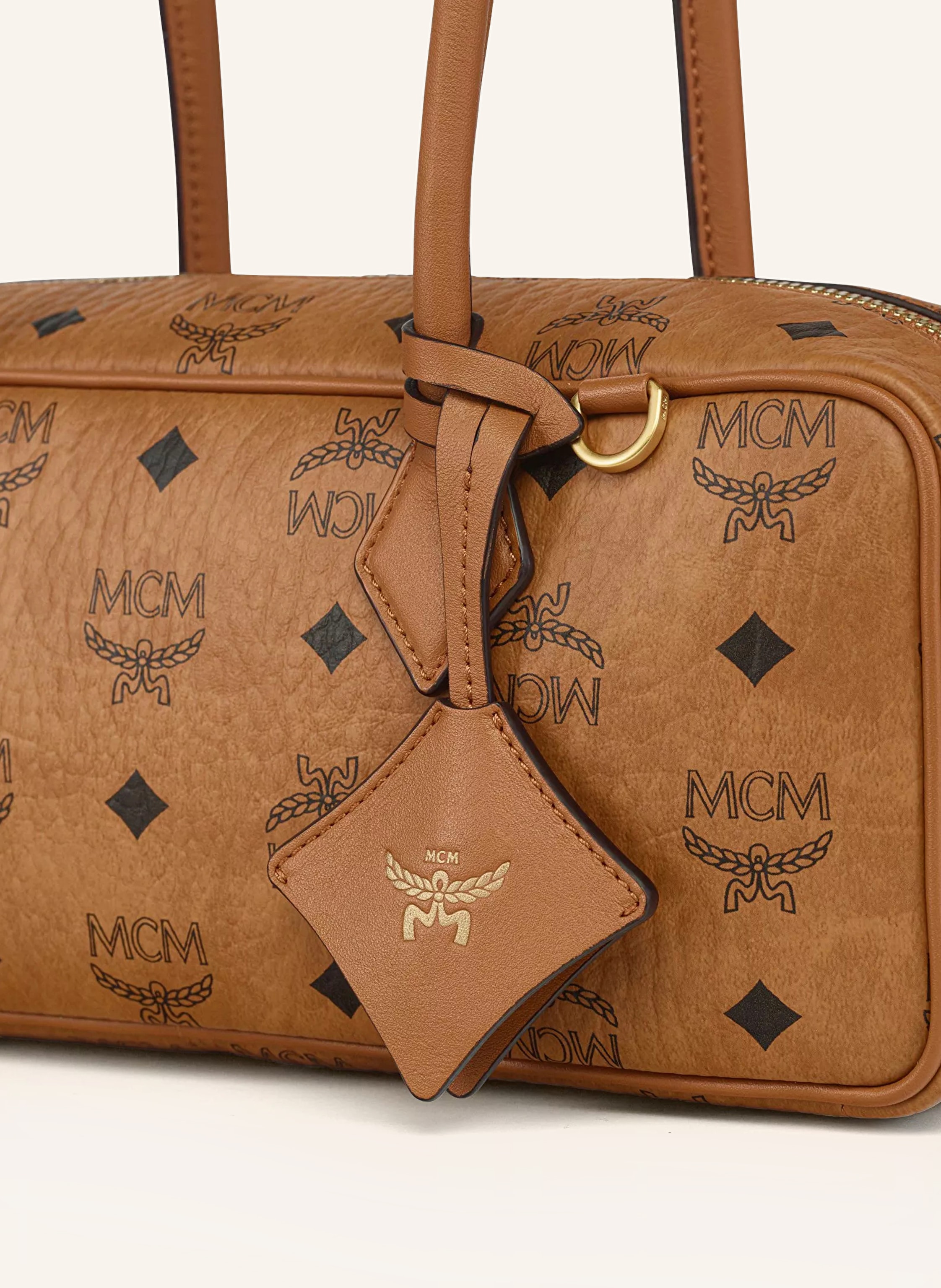 Thumbnail - Mcm Schultertasche Aren braun