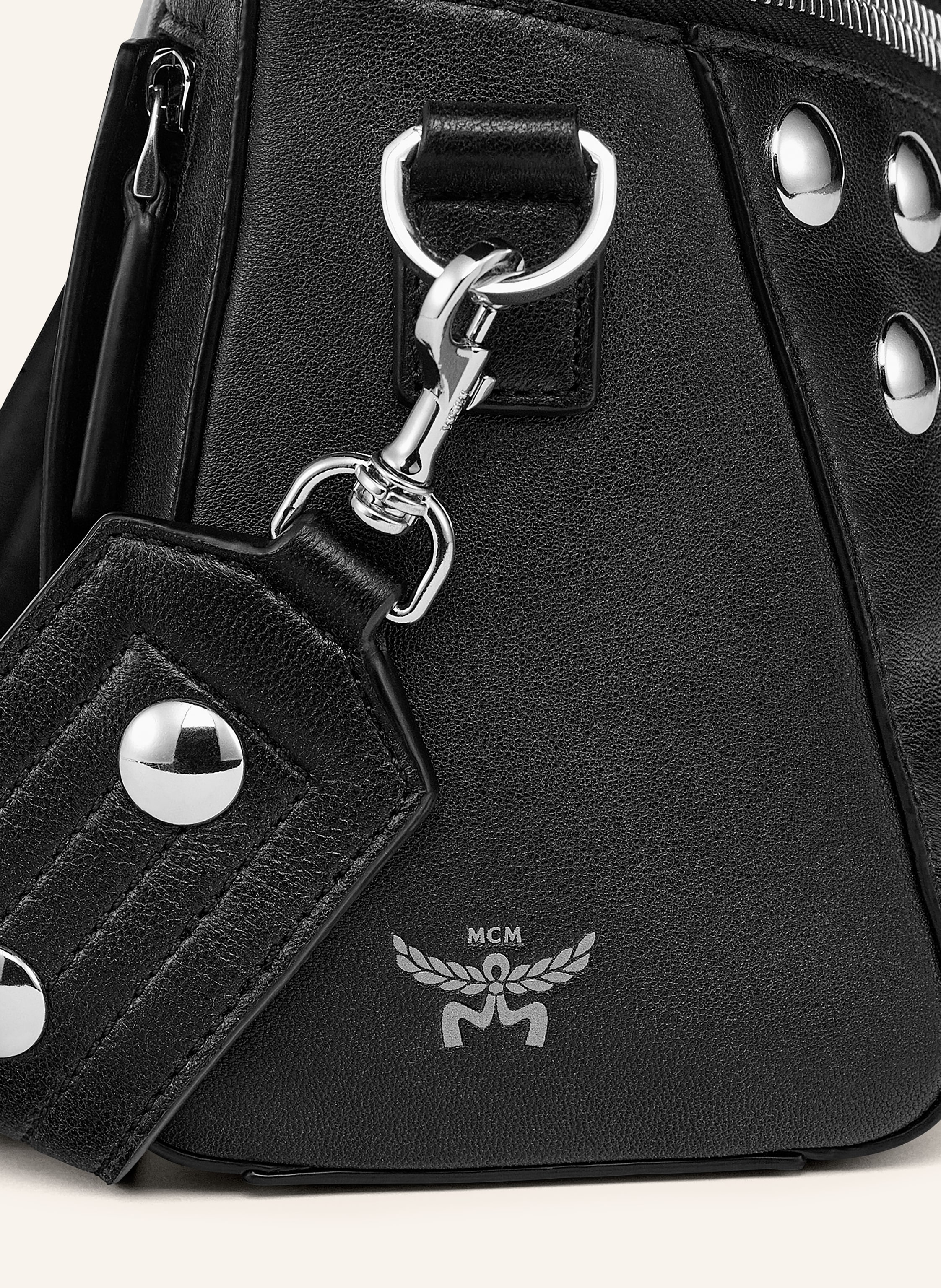 Thumbnail - Mcm Schultertasche Diamant 3d Small schwarz