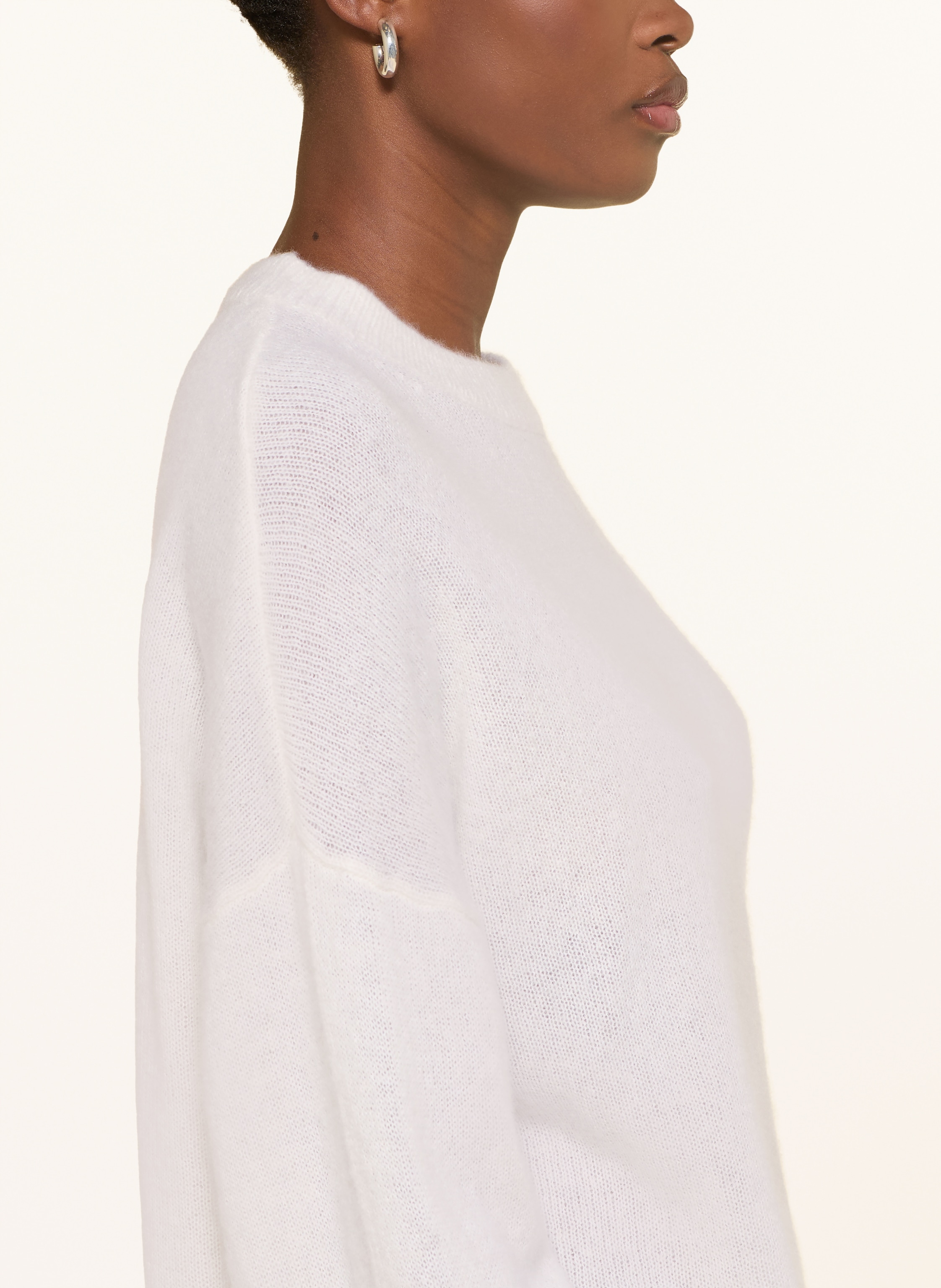 Thumbnail - Mrs & Hugs Pullover Mit Cashmere weiss