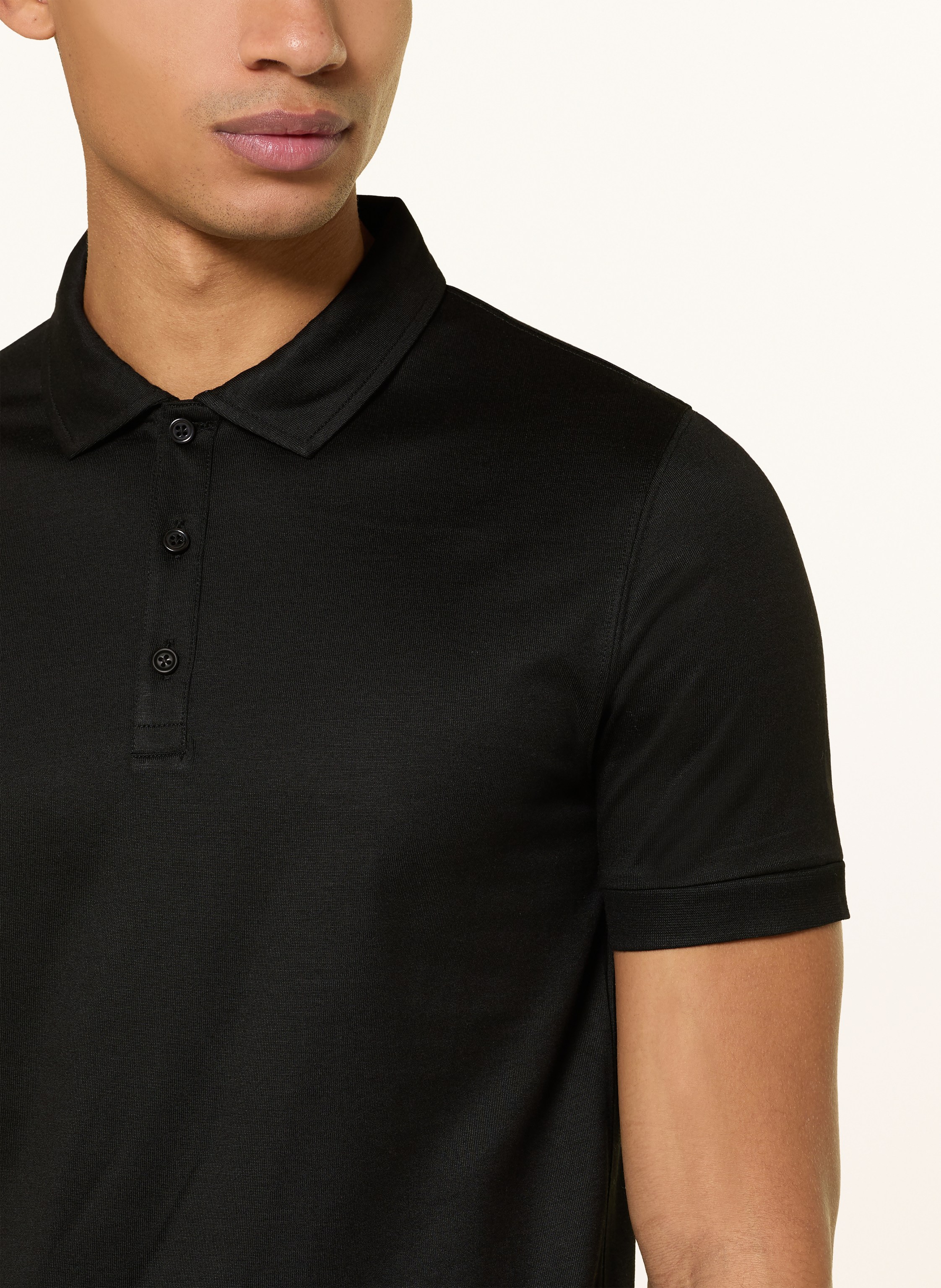 Thumbnail - Paul Jersey-Poloshirt schwarz