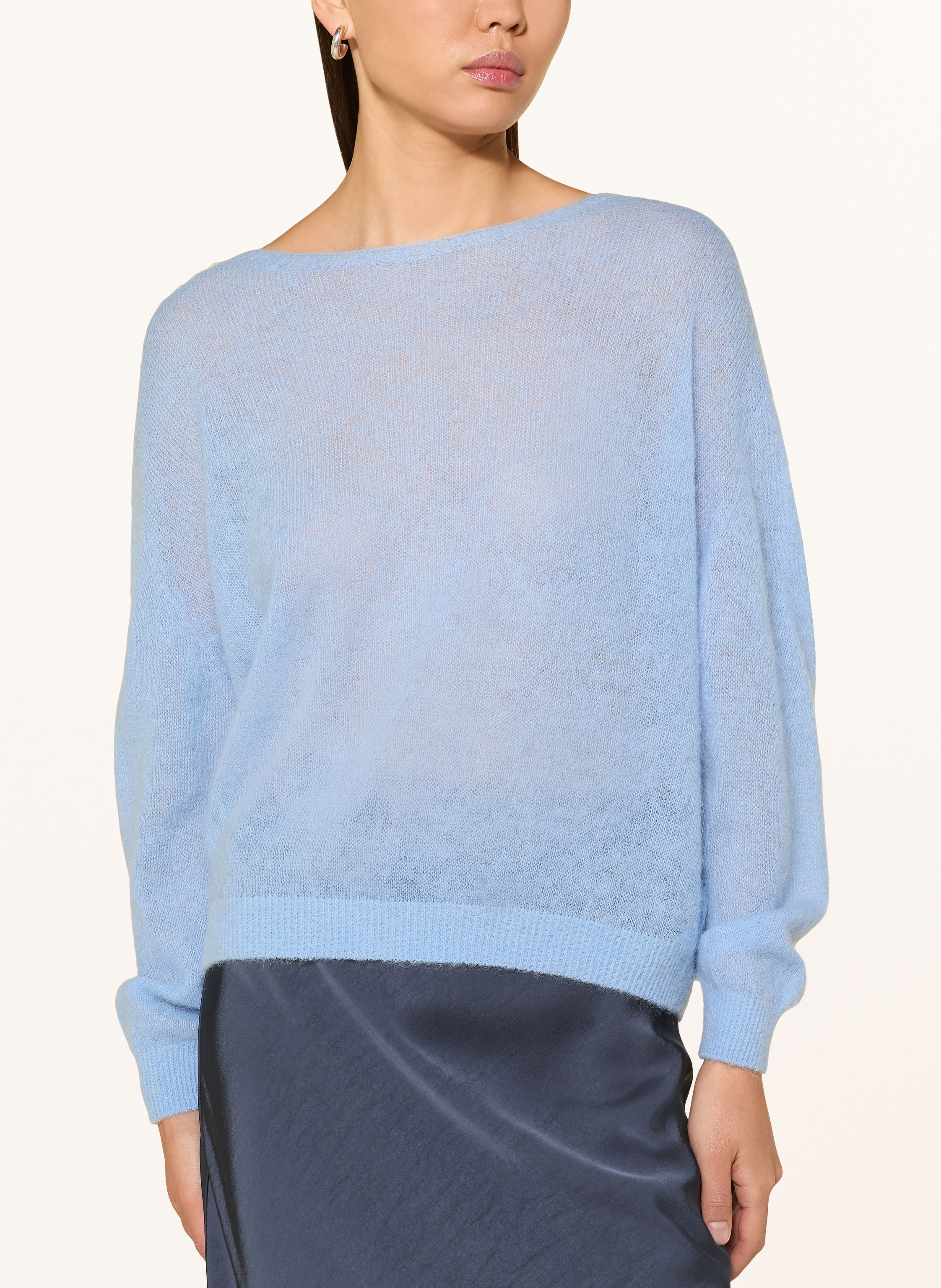 Thumbnail - Rich & Royal Pullover Mit Alpaka blau