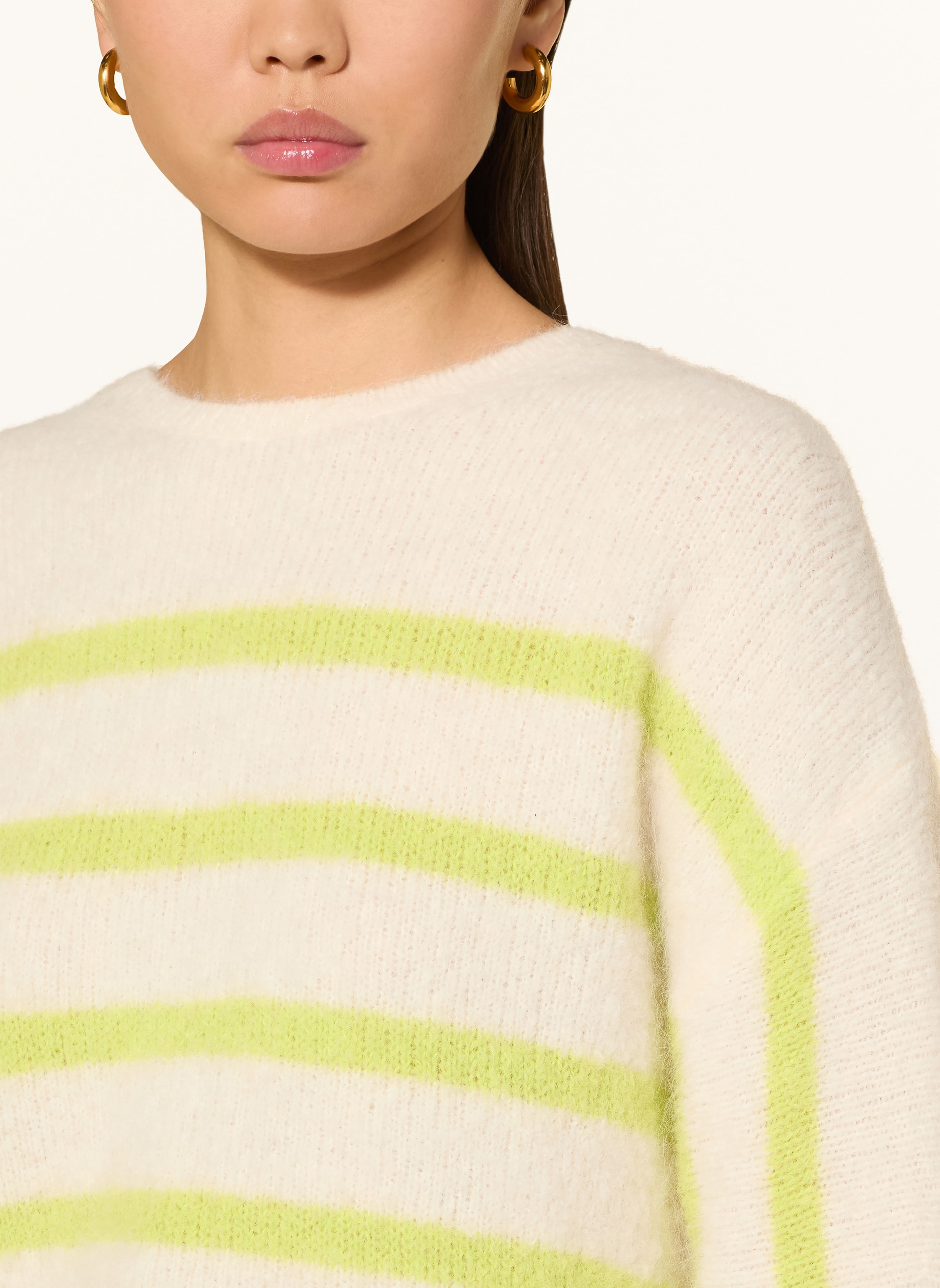 Thumbnail - Rich & Royal Alpaka-Pullover Mit 3/4-Arm gruen