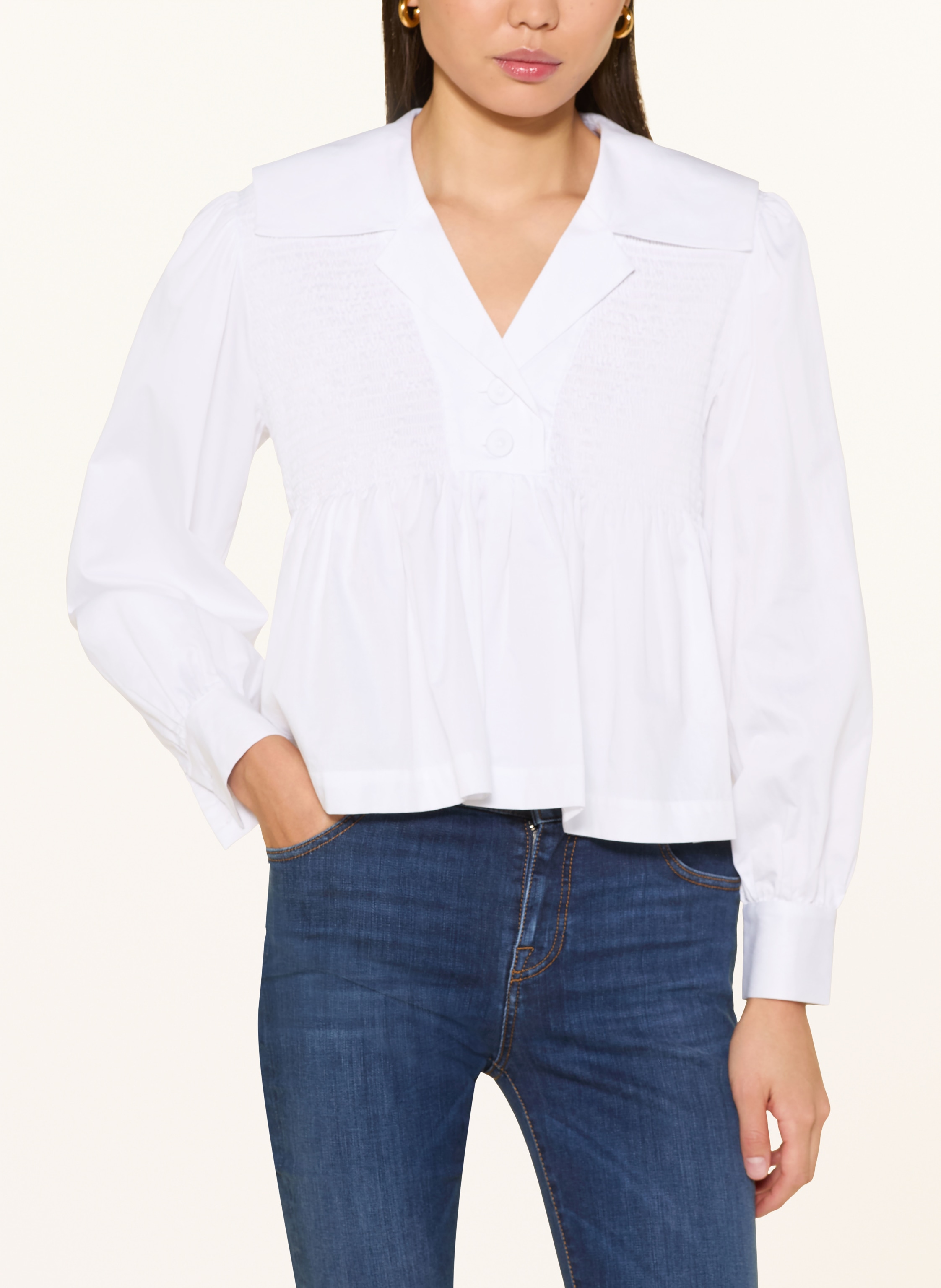 Thumbnail - Rich & Royal Blusenshirt weiss