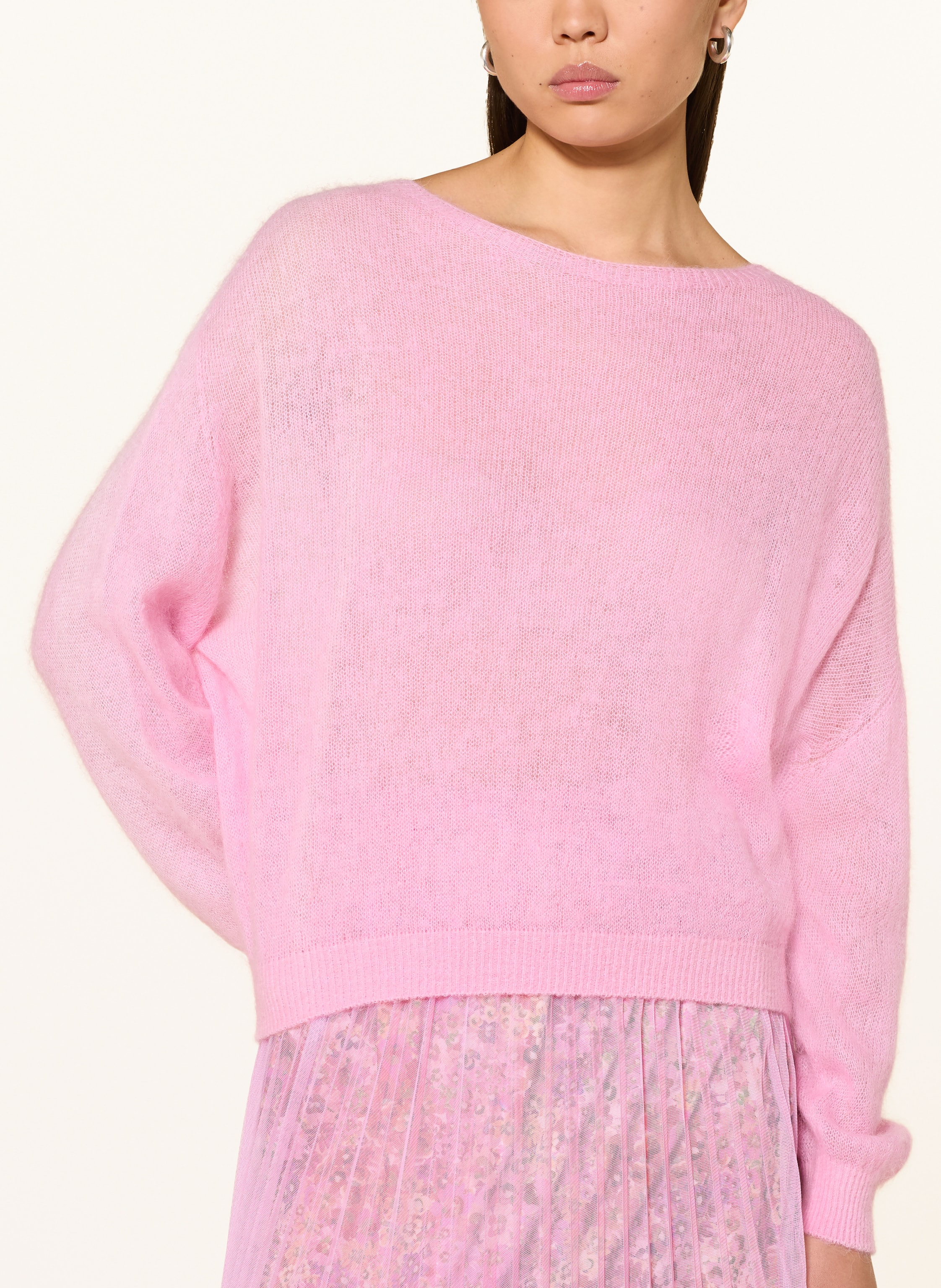 Thumbnail - Rich & Royal Pullover Mit Alpaka rosa