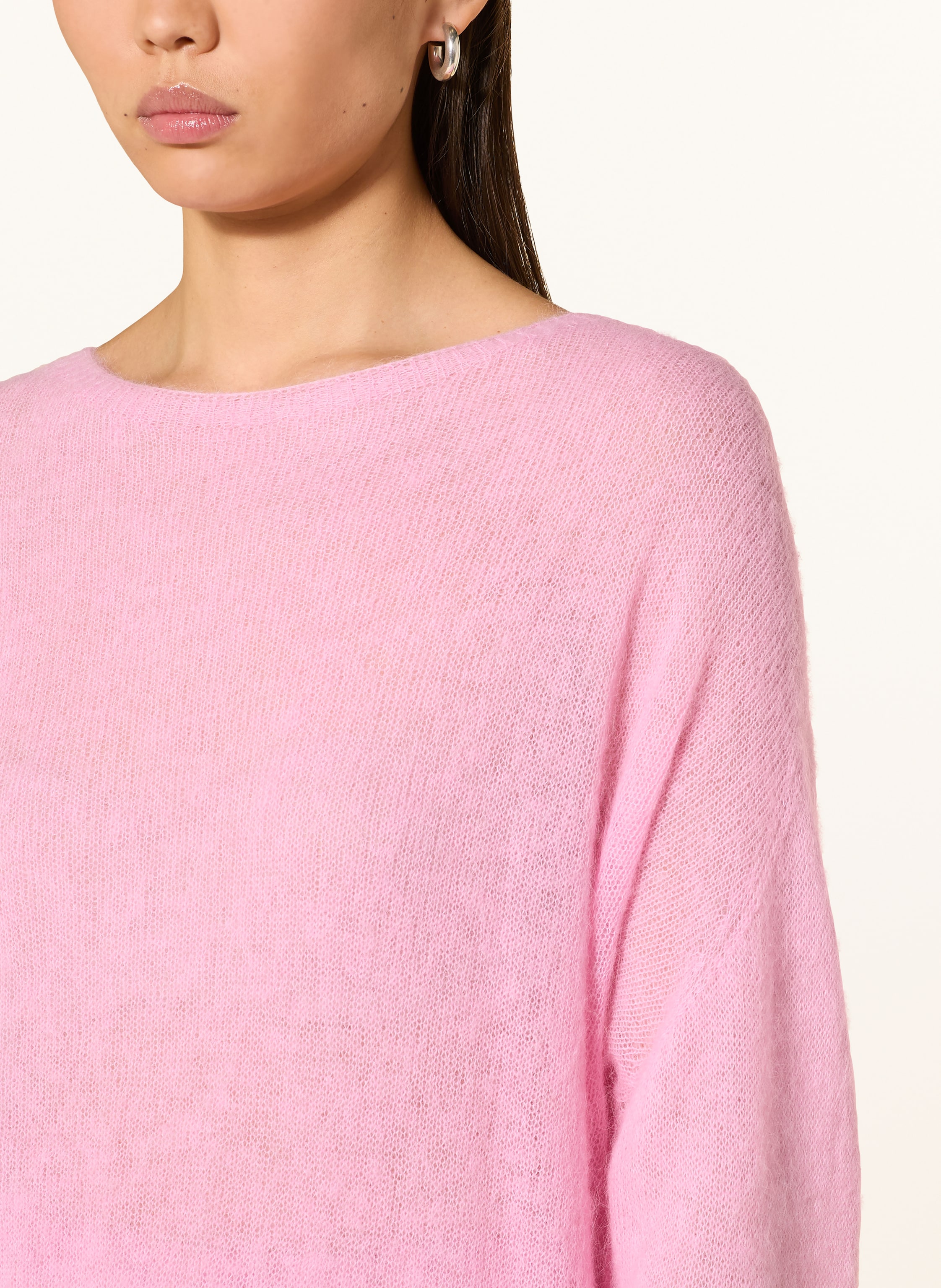 Thumbnail - Rich & Royal Pullover Mit Alpaka rosa
