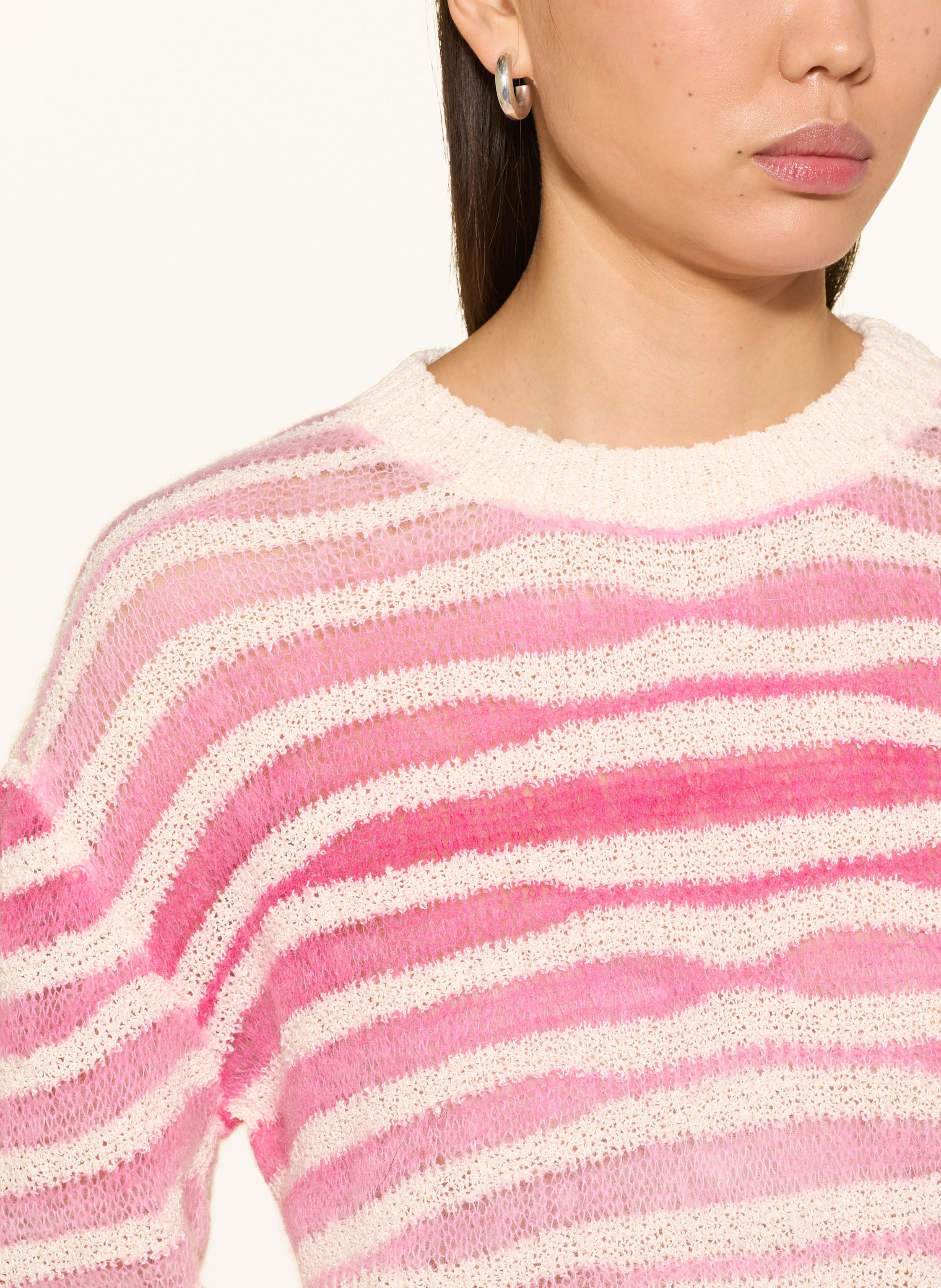 Thumbnail - Rich & Royal Strickshirt Mit Alpaka Und Mohair rosa