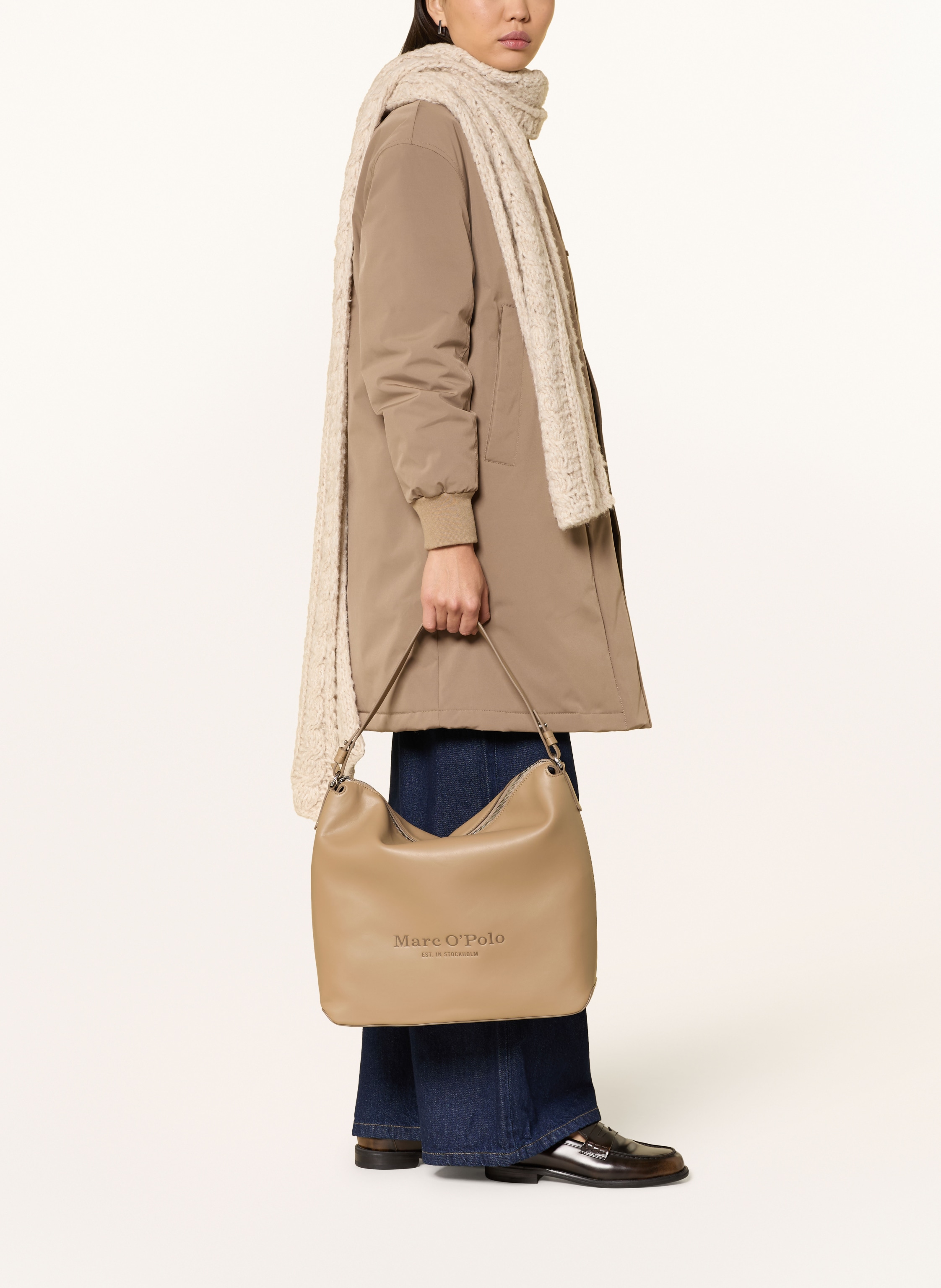 Marc O'polo Beuteltasche Veka Medium braun – Bild 2