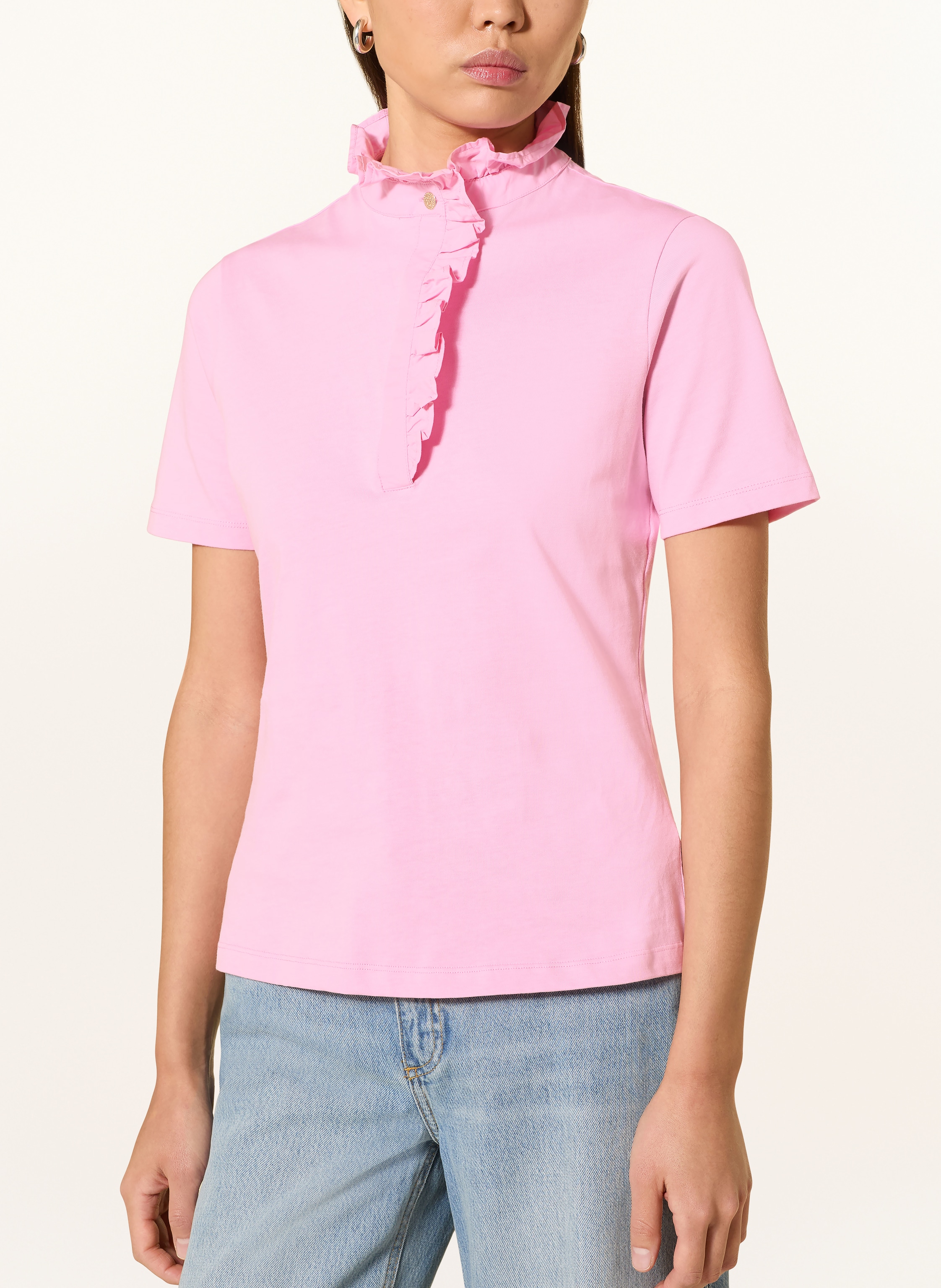 Thumbnail - Rich & Royal T-Shirt Mit Rüschen rosa