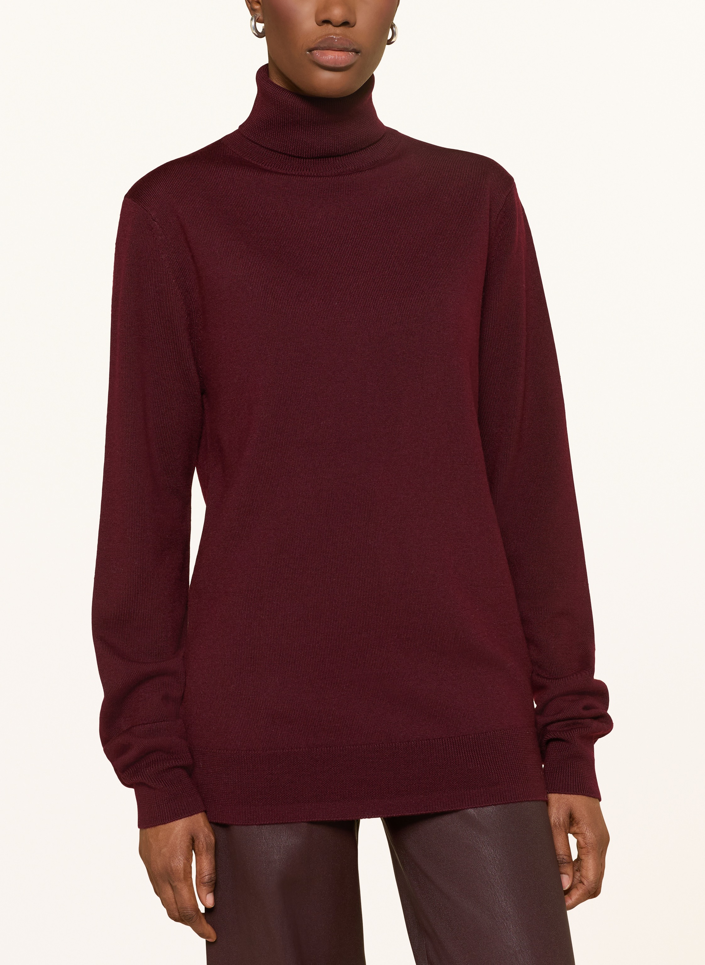 Thumbnail - The Frankie Shop Rollkragenpullover Eve rot