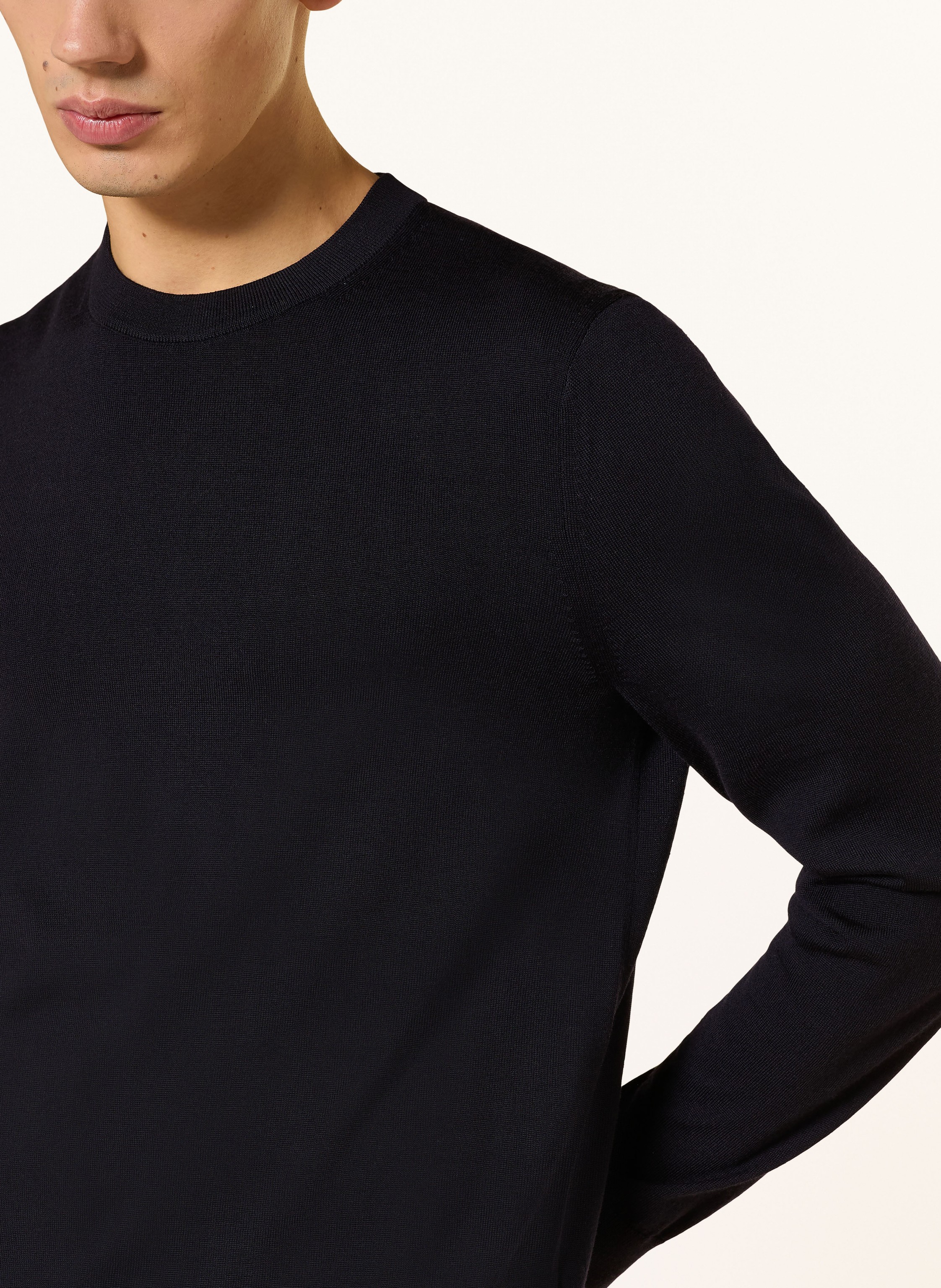 Thumbnail - Arket Pullover Sylvester Aus Merinowolle blau