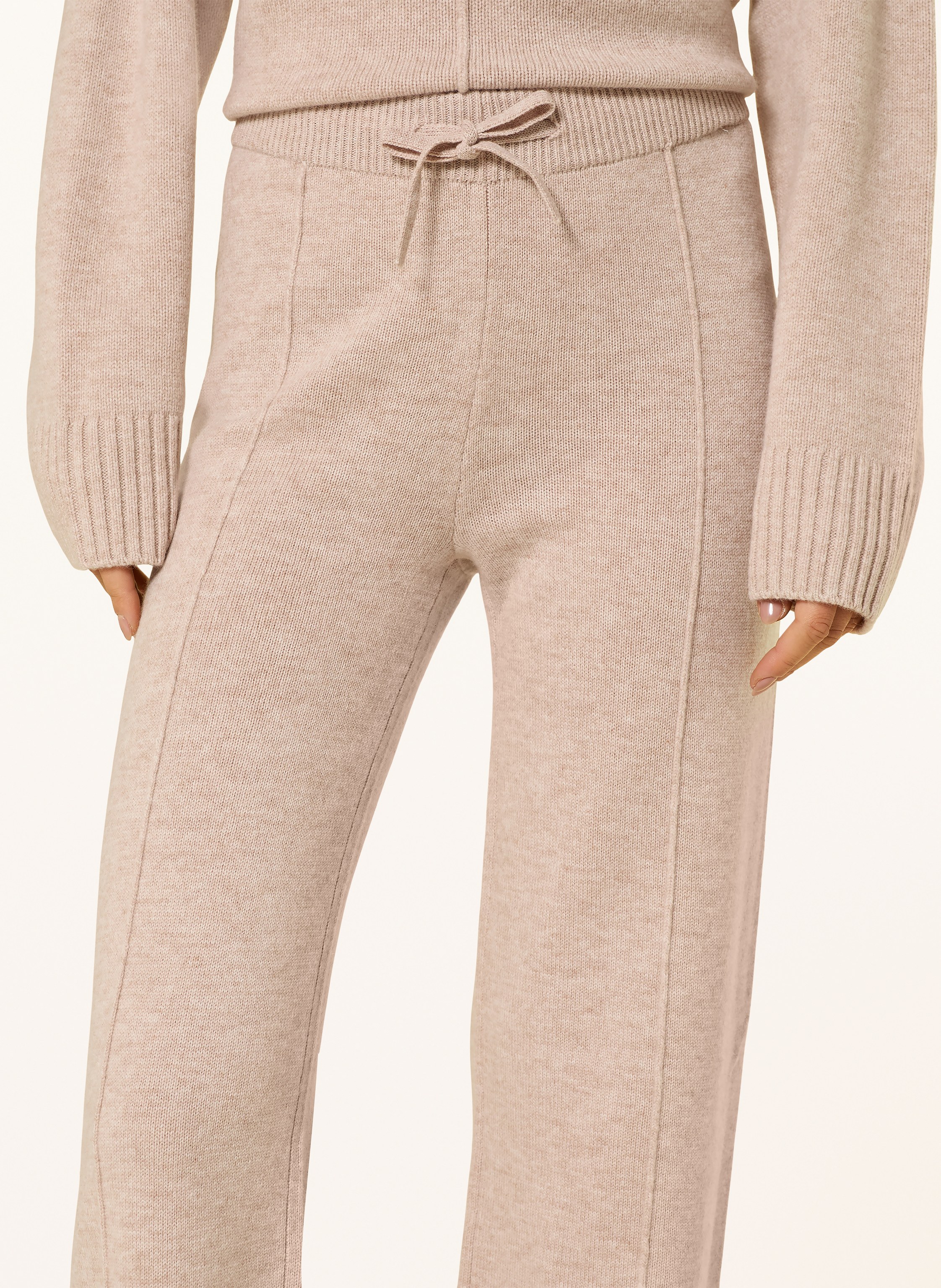 Thumbnail - Leger Studio Strickhose Godja beige