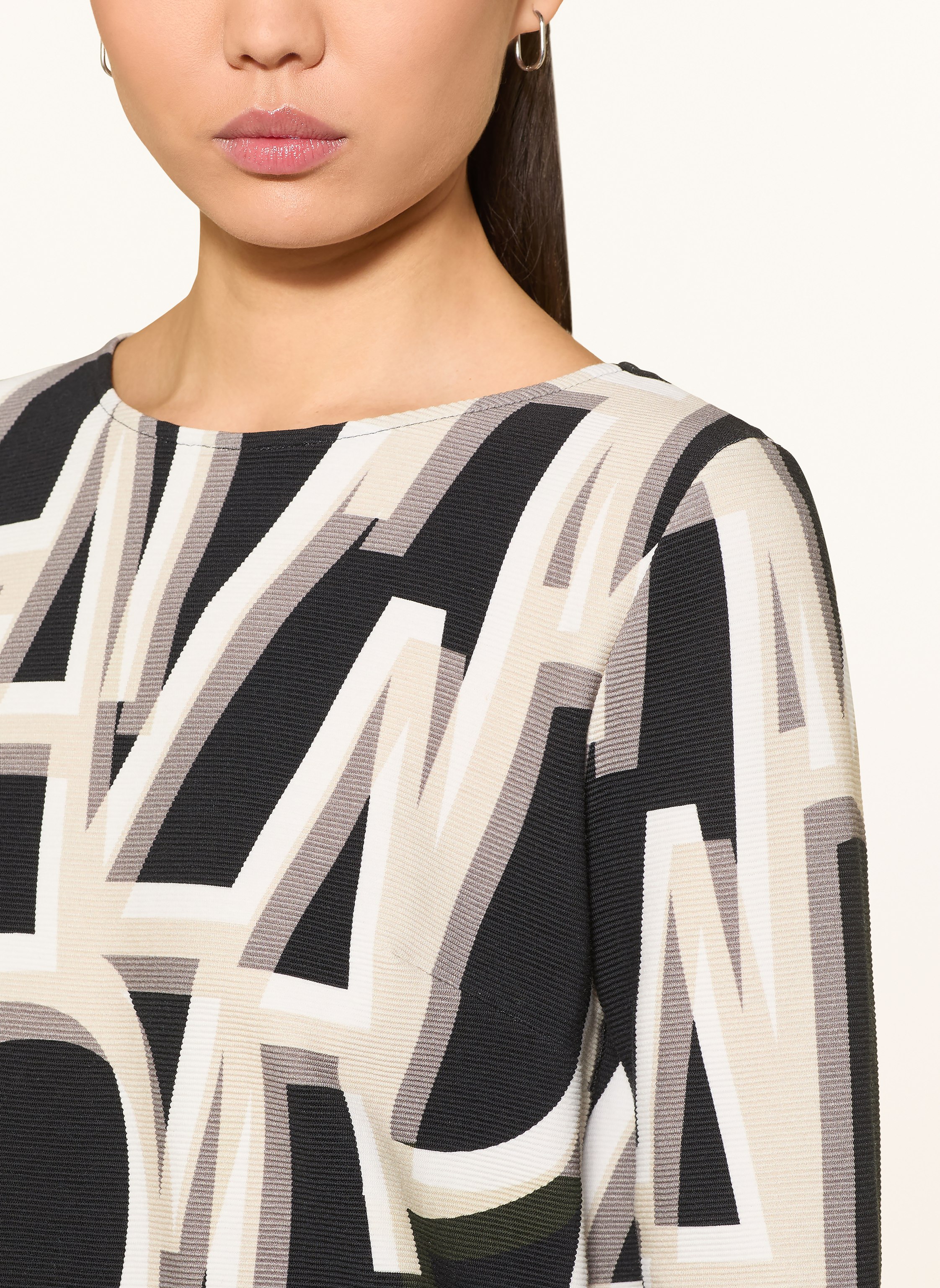 Thumbnail - Zaída Shirt Mit 3/4-Arm schwarz