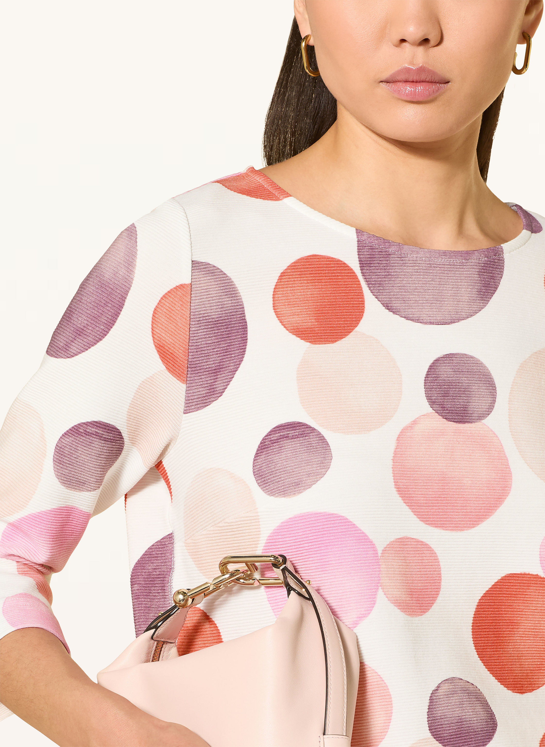 Thumbnail - Zaída Shirt Mit 3/4-Arm rosa