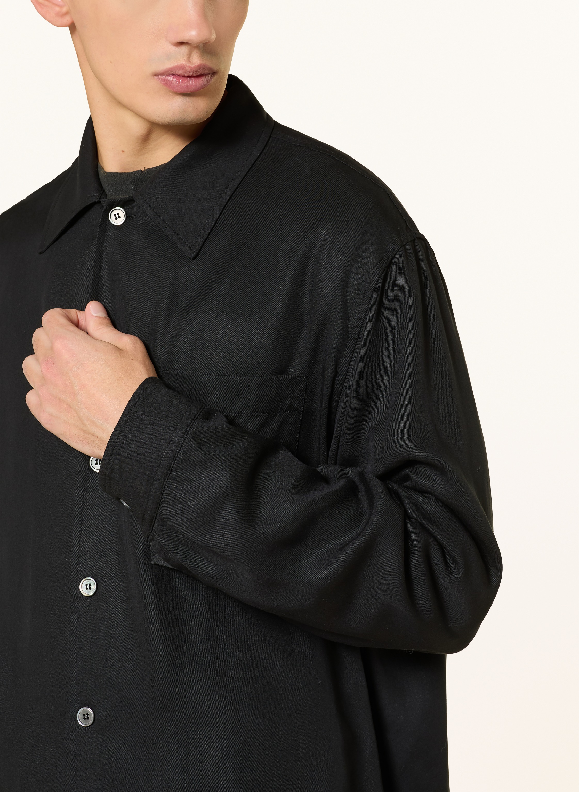 Thumbnail - Our Legacy Hemd Every Shirt Relaxed Fit schwarz