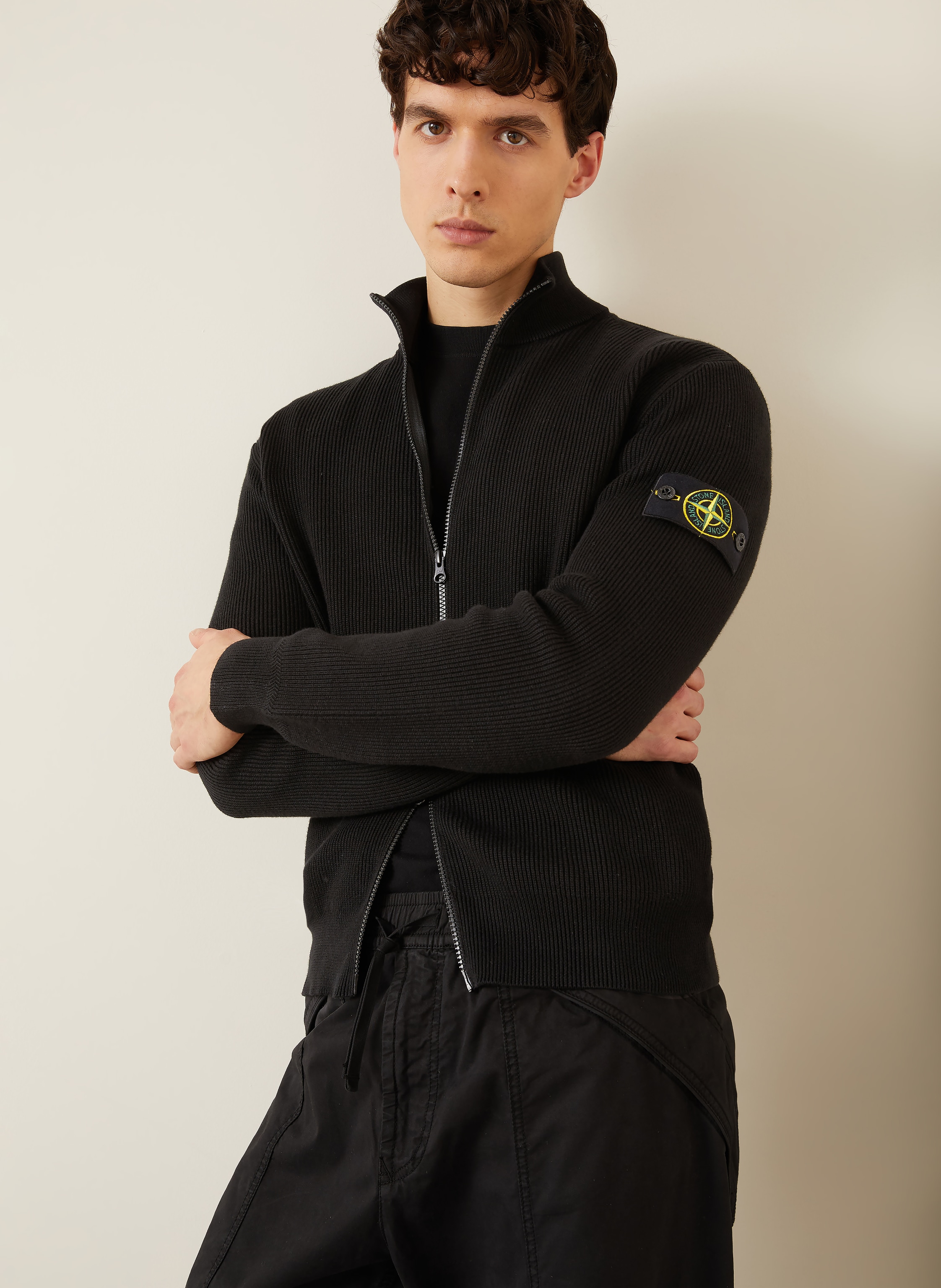 Thumbnail - Stone Island Strickjacke schwarz