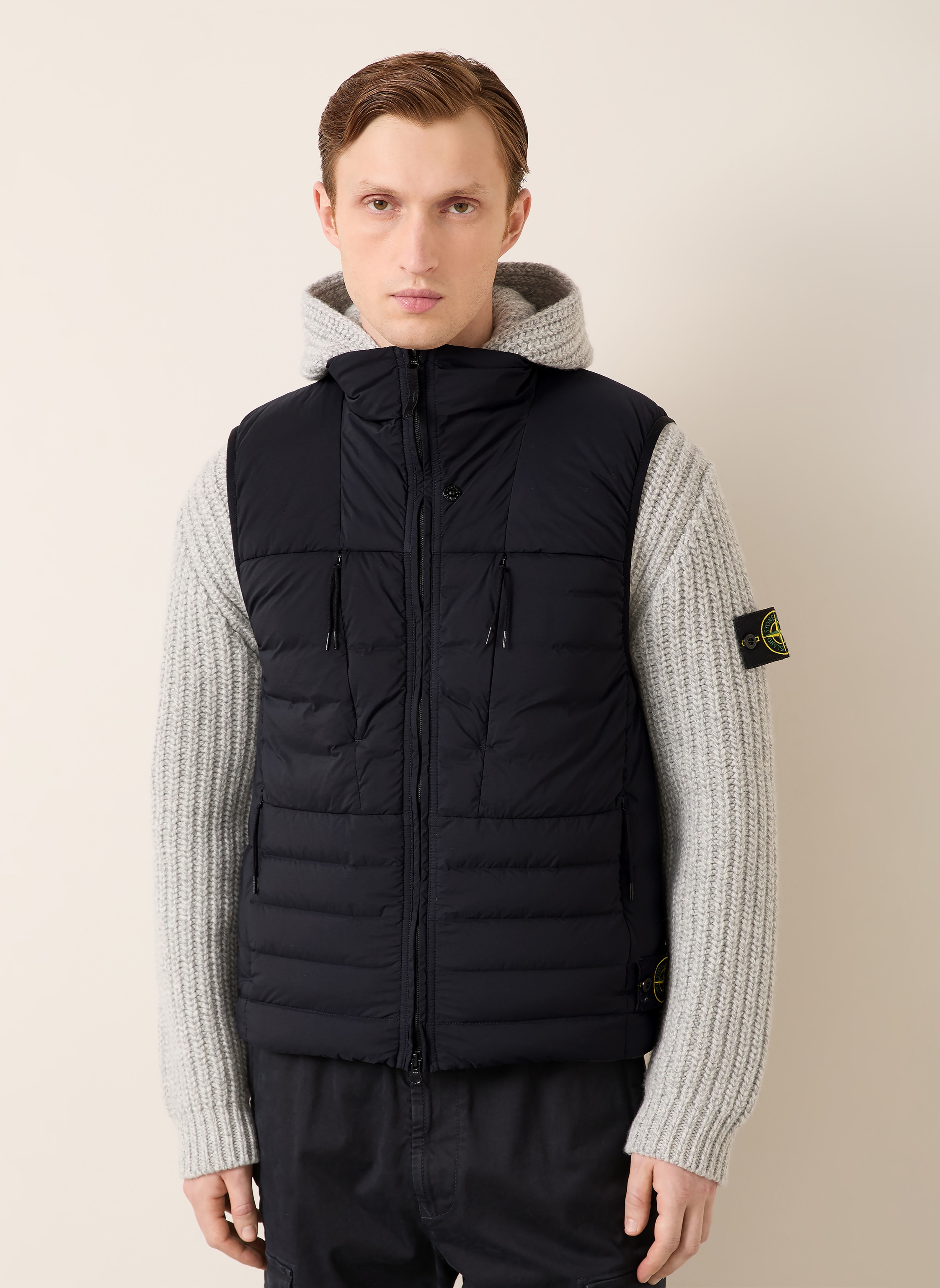 Thumbnail - Stone Island Daunenweste blau