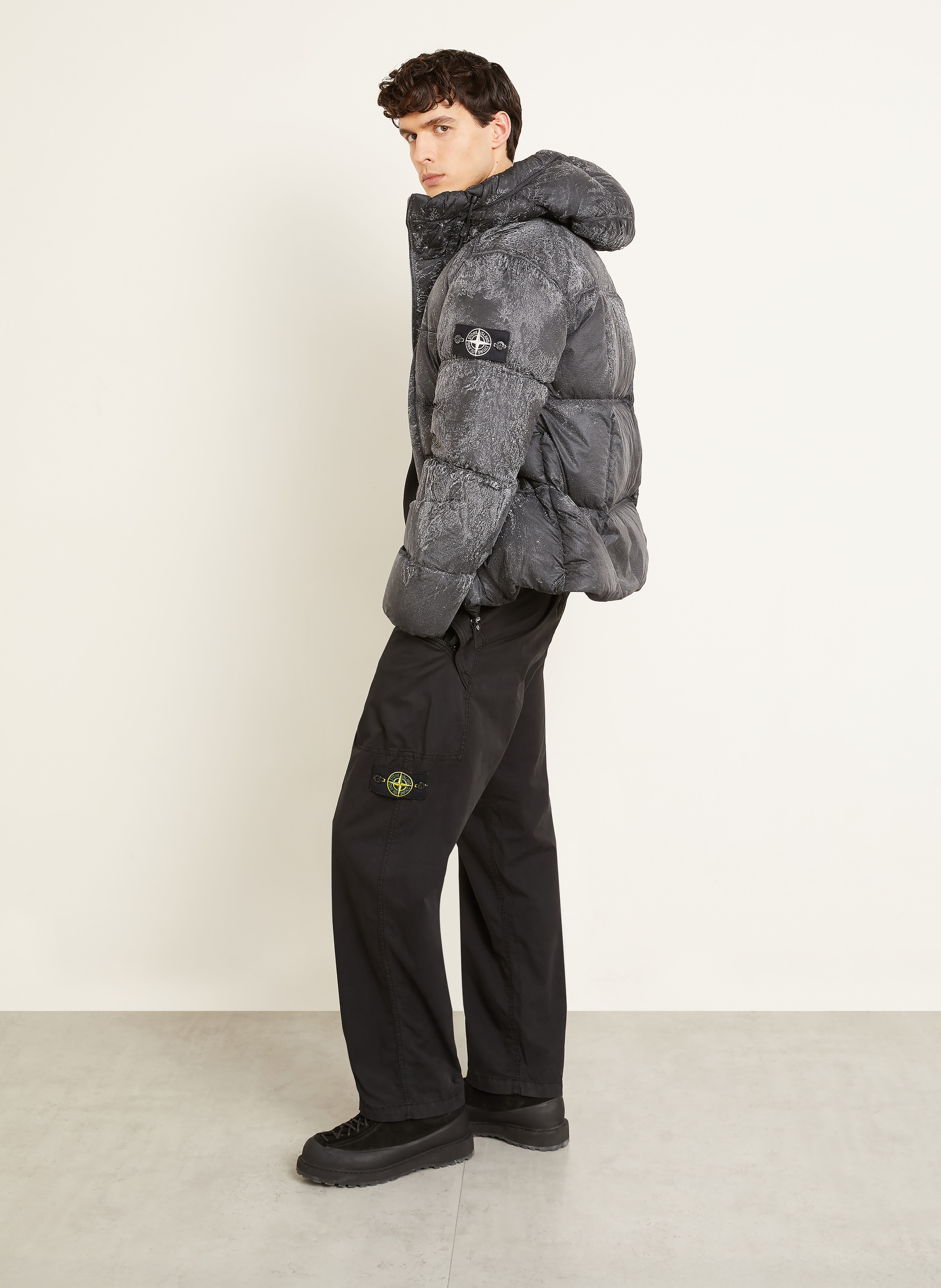 Thumbnail - Stone Island Daunenjacke schwarz