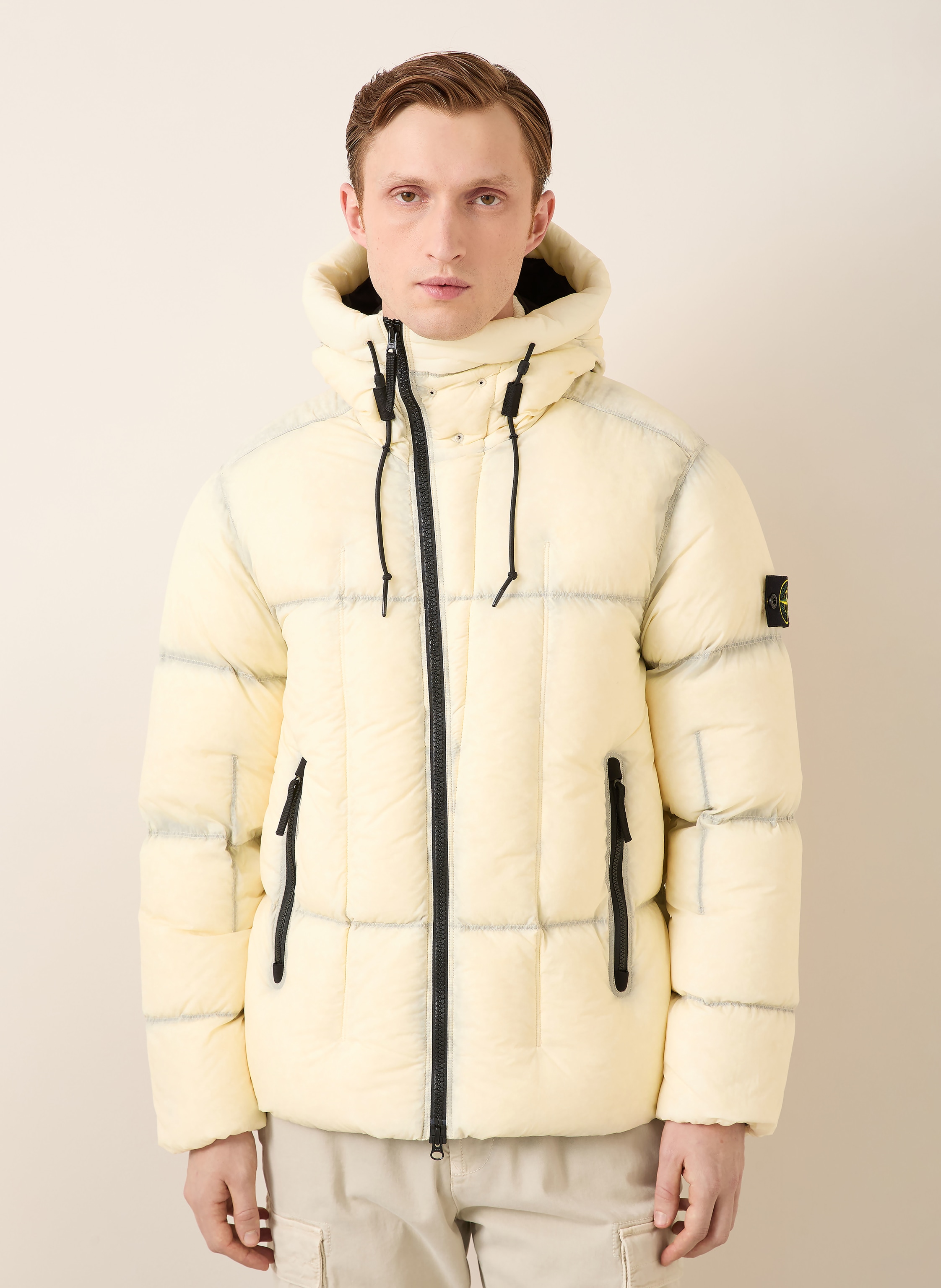 Thumbnail - Stone Island Daunenjacke beige