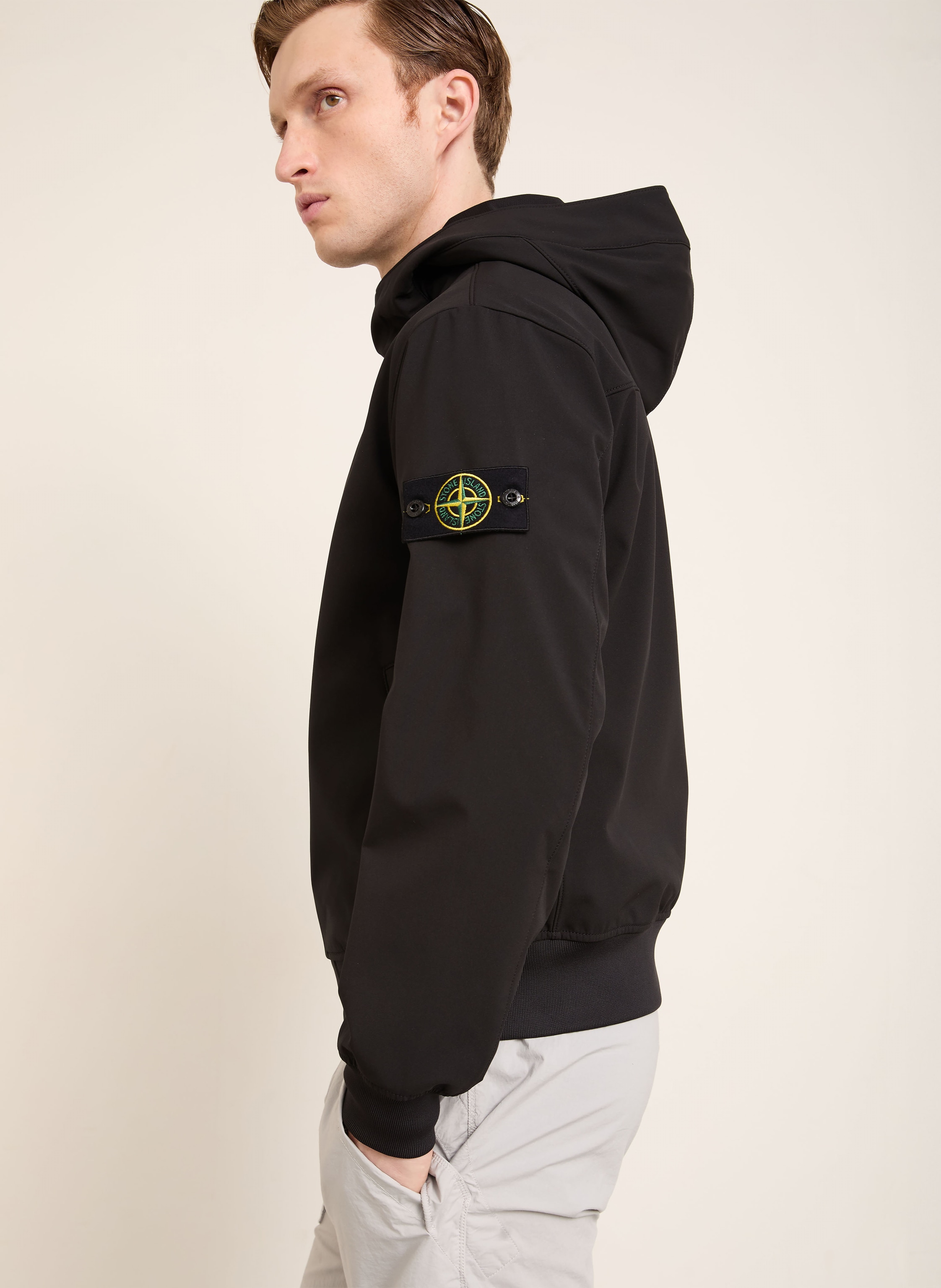 Thumbnail - Stone Island Softshell-Jacke schwarz