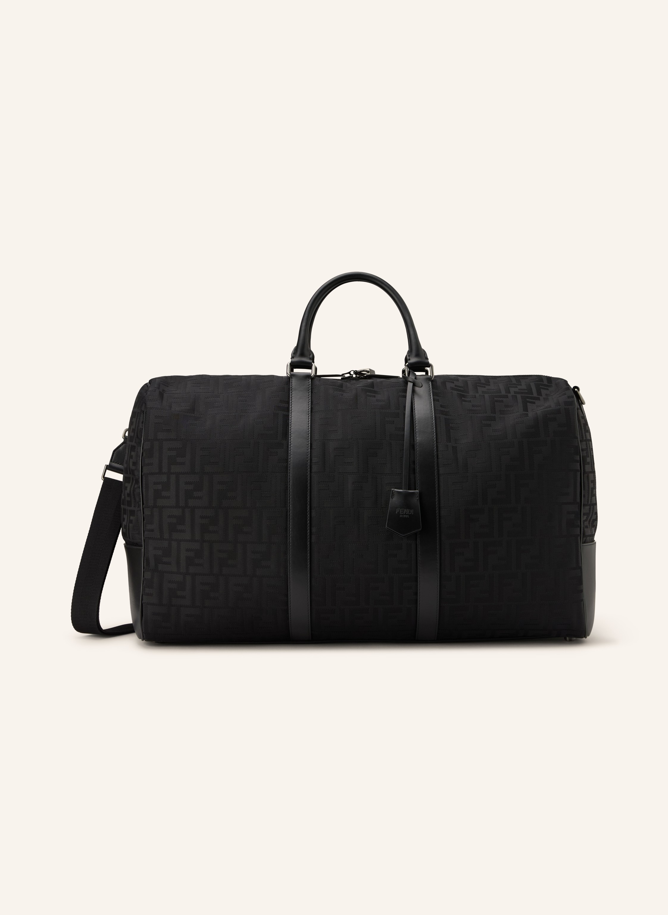Fendi Fendi Reisetasche Ff Large schwarz in SCHWARZ / SILBER