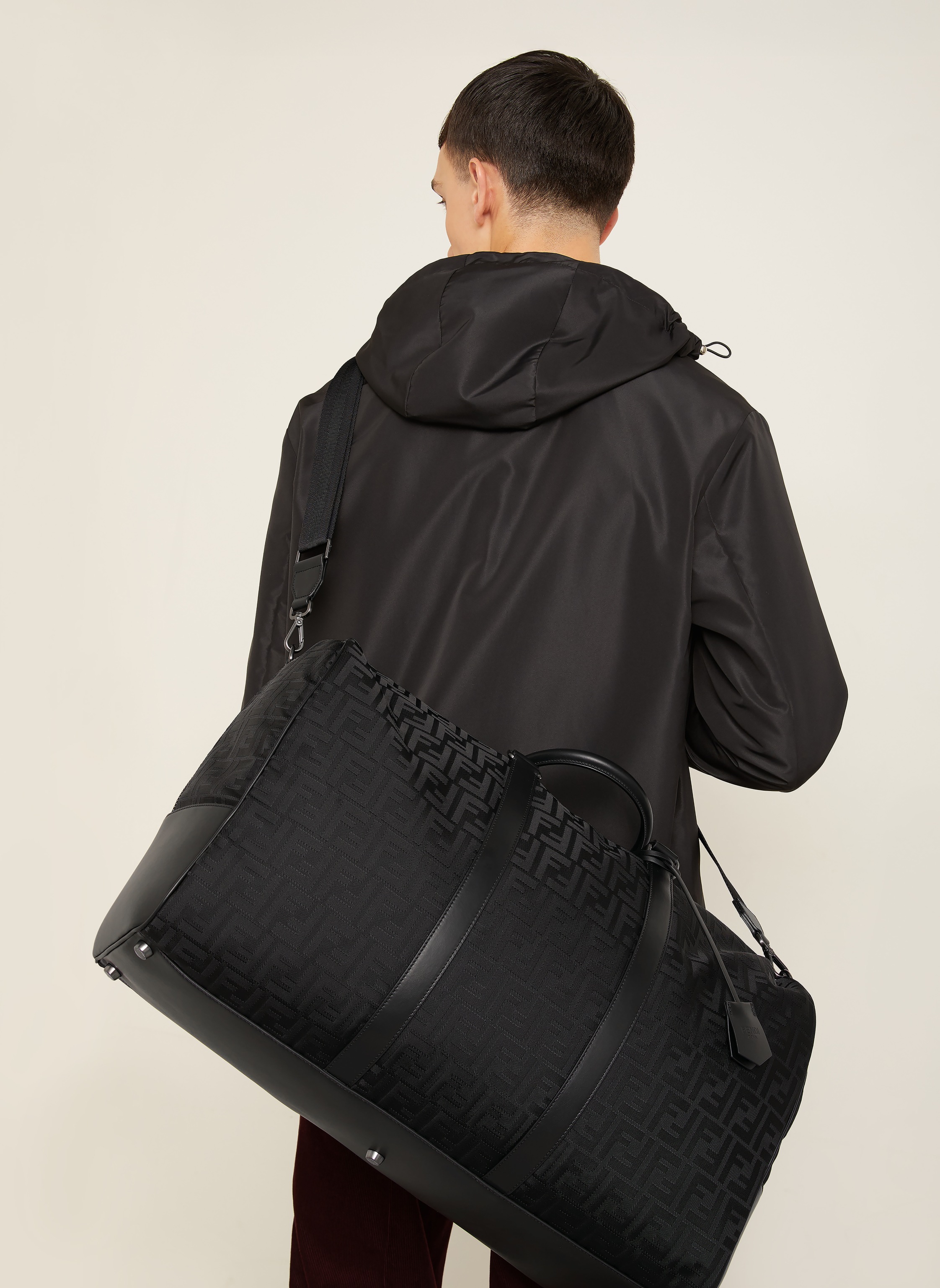 Thumbnail - Fendi Reisetasche Ff Large schwarz