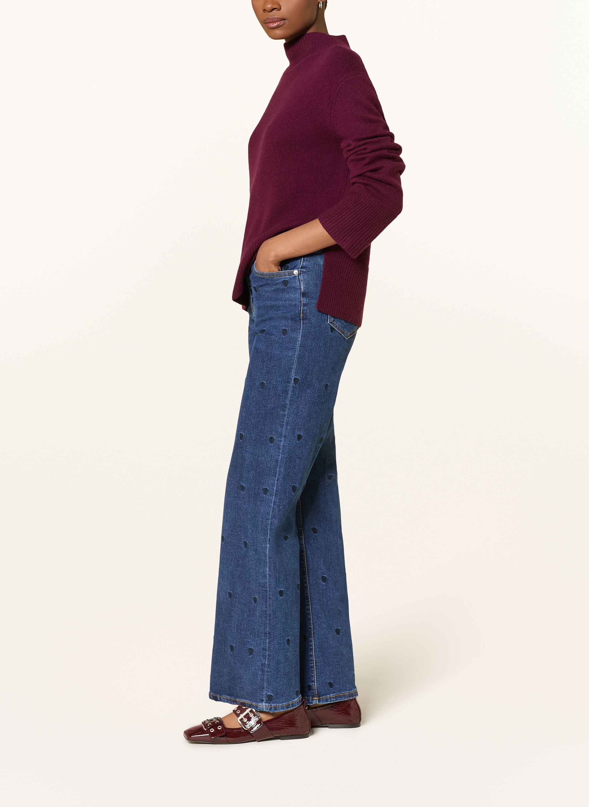 Thumbnail - Miss Goodlife Straight Jeans blau