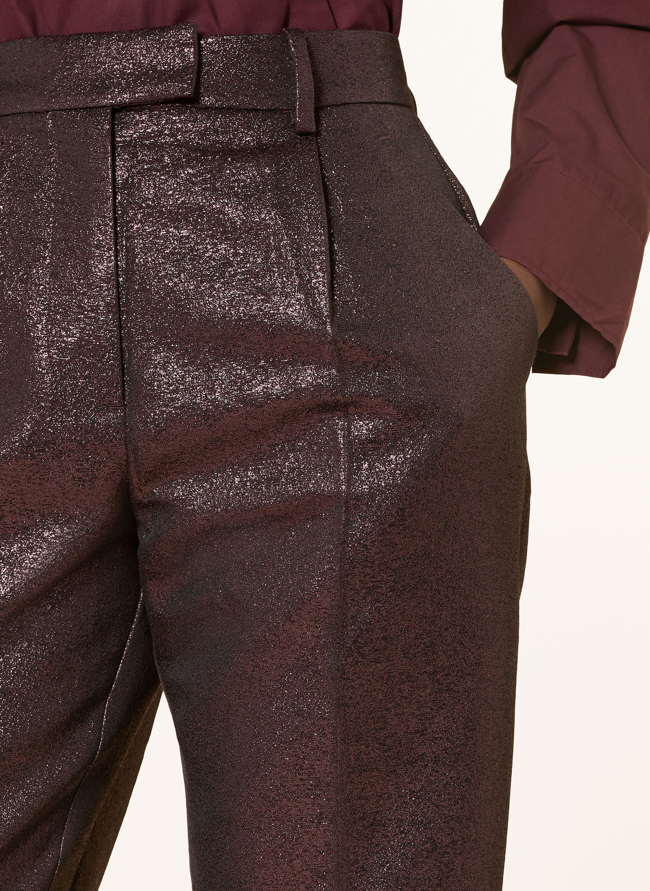 Thumbnail - Reiss Hose Sienna Mit Glitzergarn rot