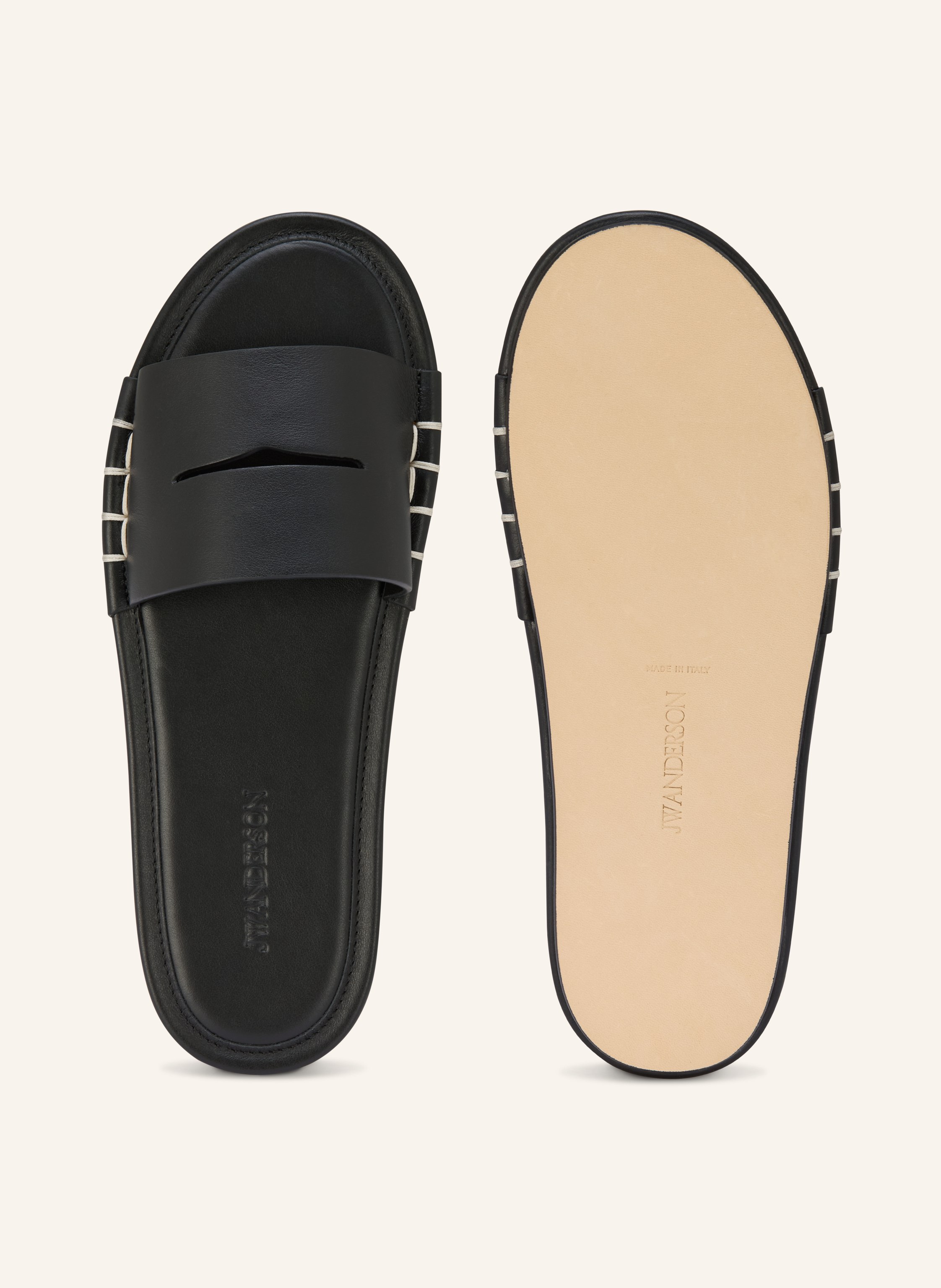 Thumbnail - Jw Anderson Pantoletten schwarz