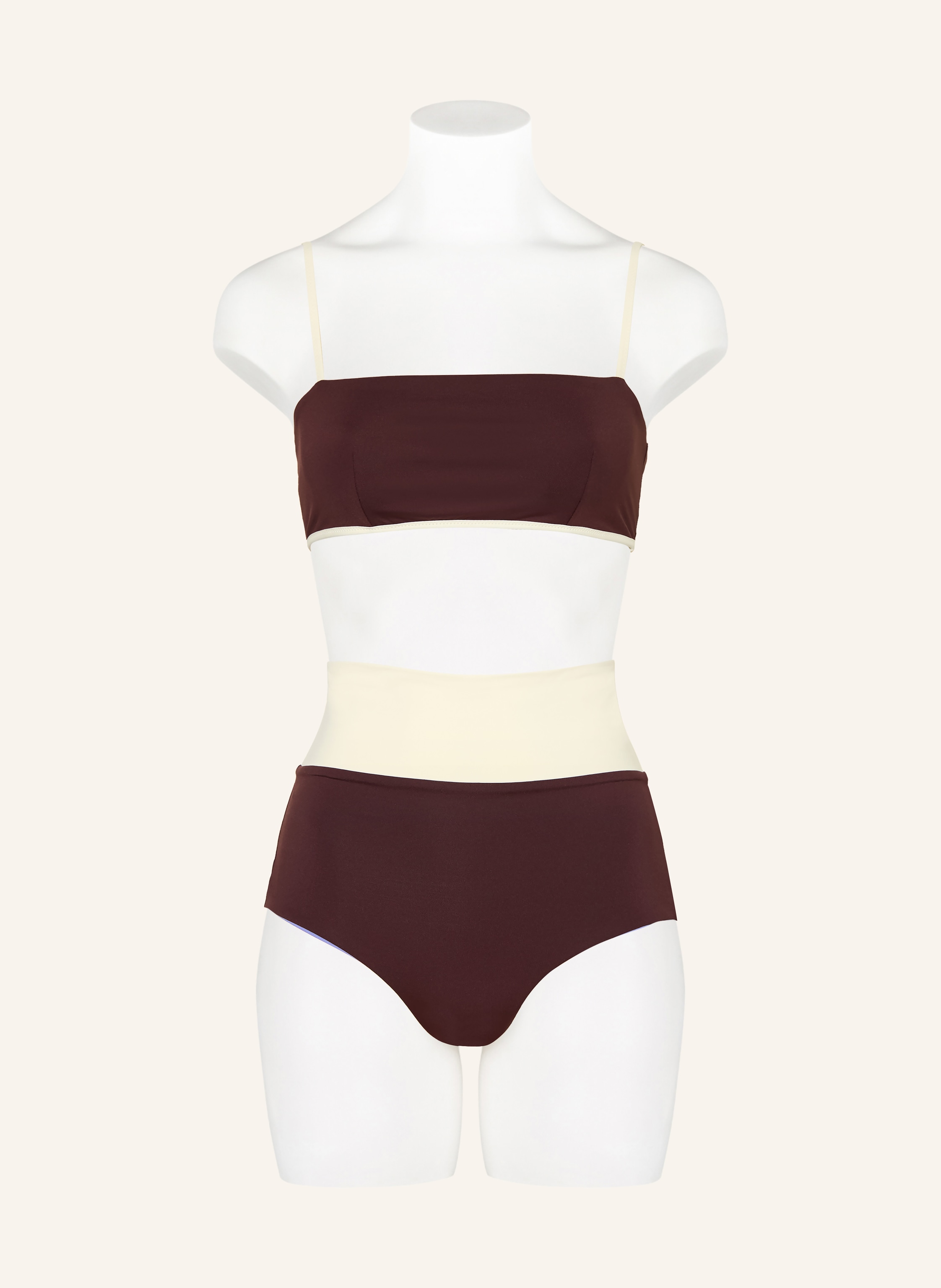 Thumbnail - Mymarini Bustier-Bikini-Top Easy Zum Wenden Mit Uv-Schutz 50+ braun